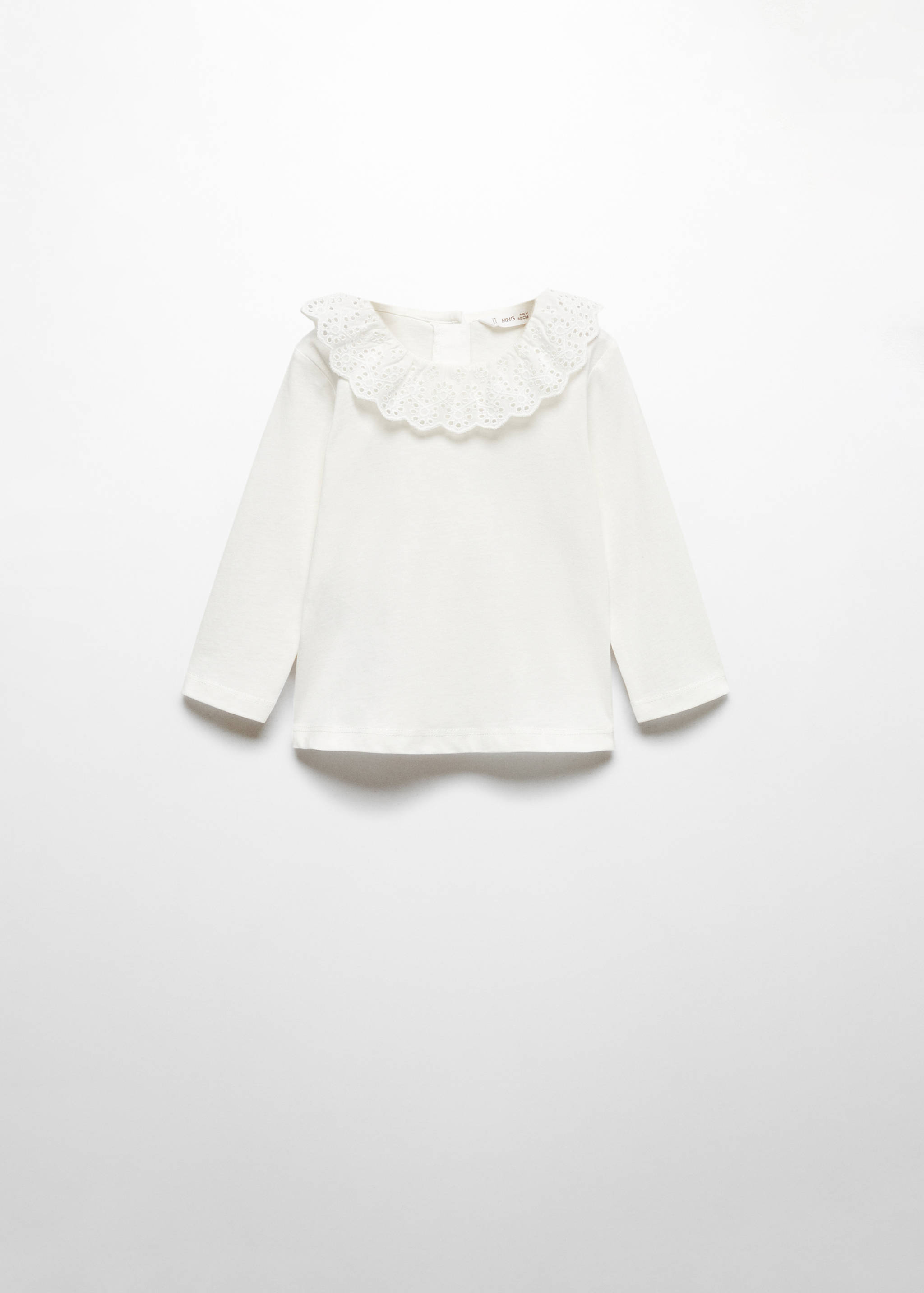 T-shirt coton col Claudine - Article sans modèle