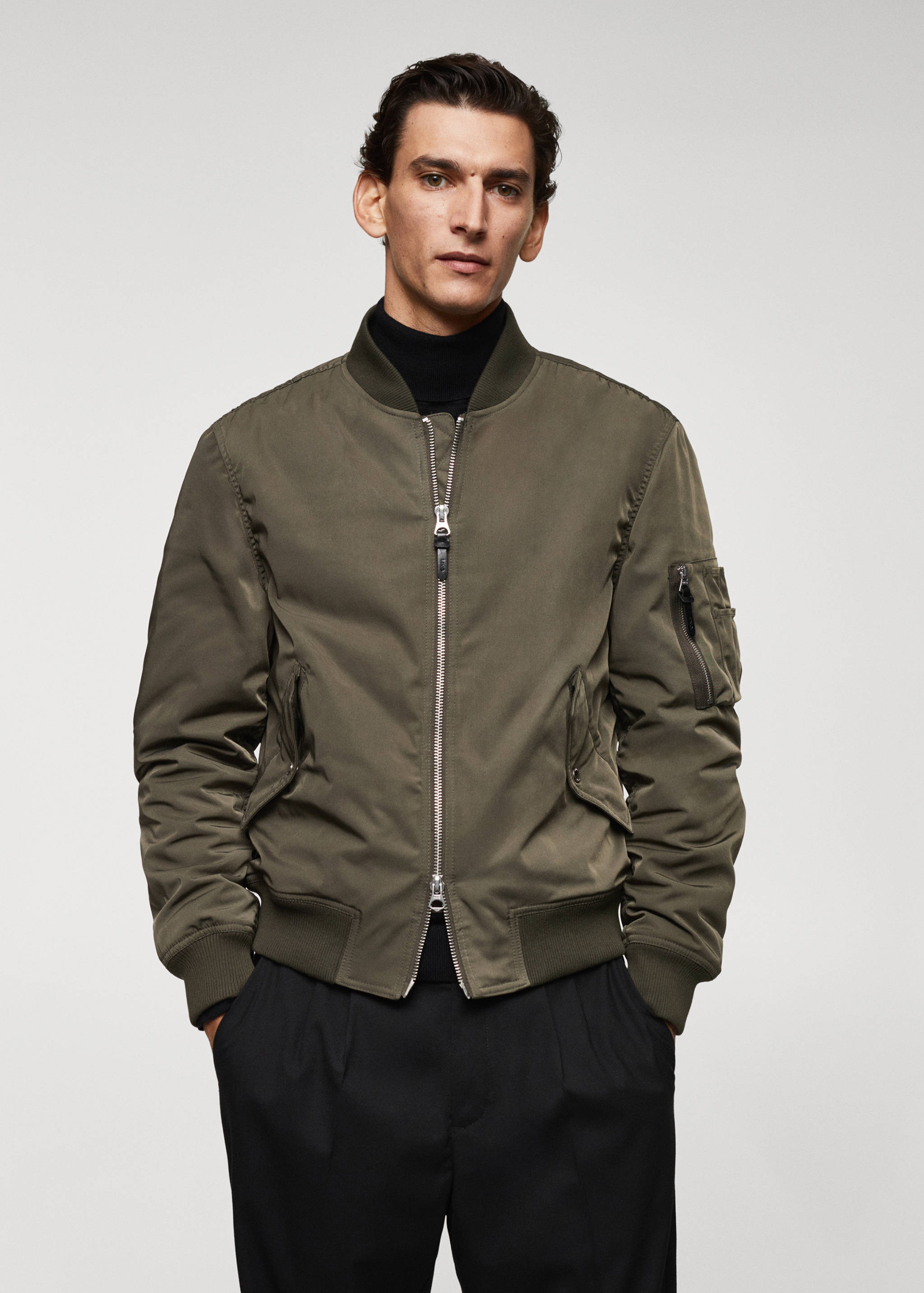 Chaqueta bomber water repellent - Plano medio