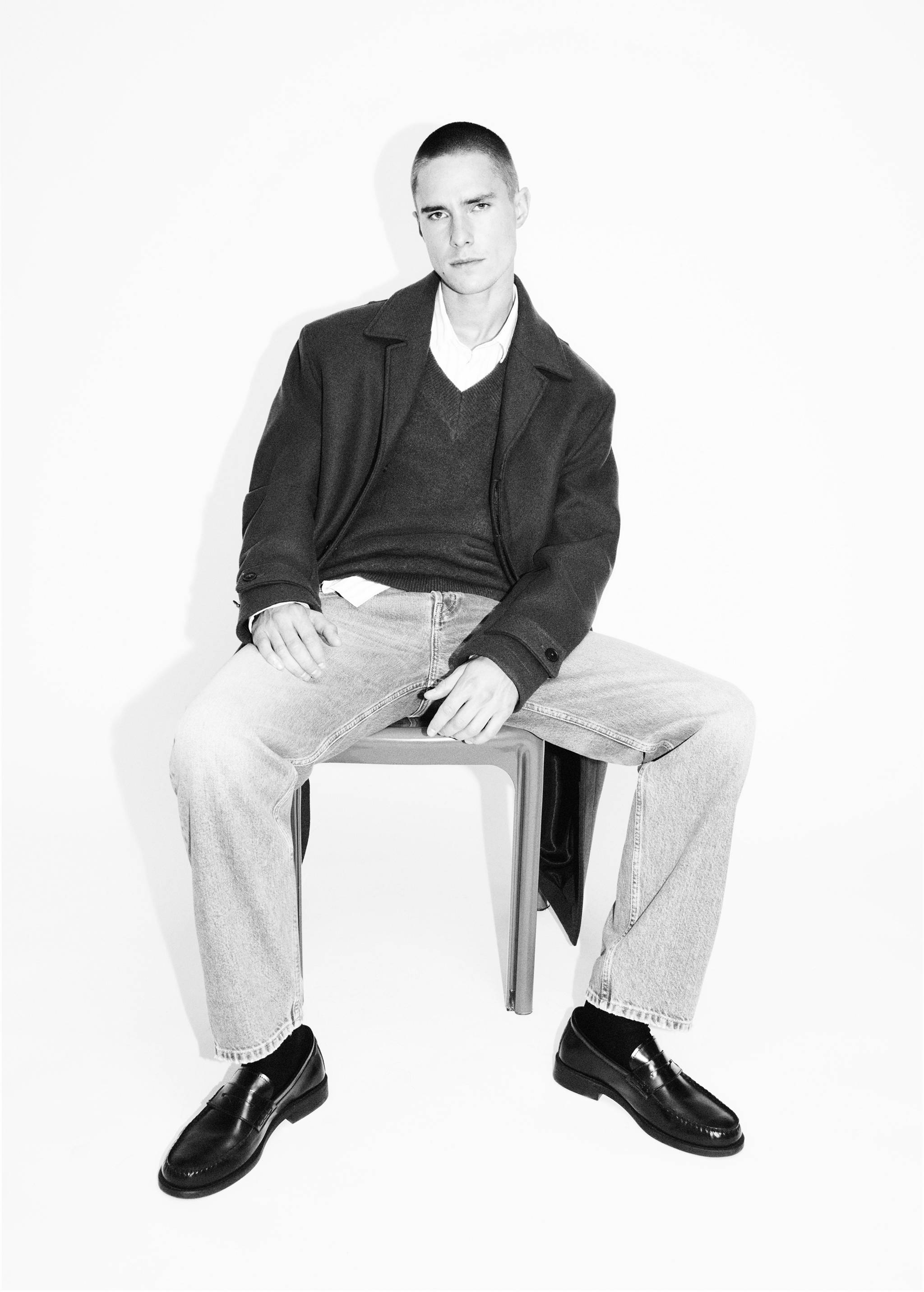 Regular Fit-Wollmantel - Detail des Artikels 6