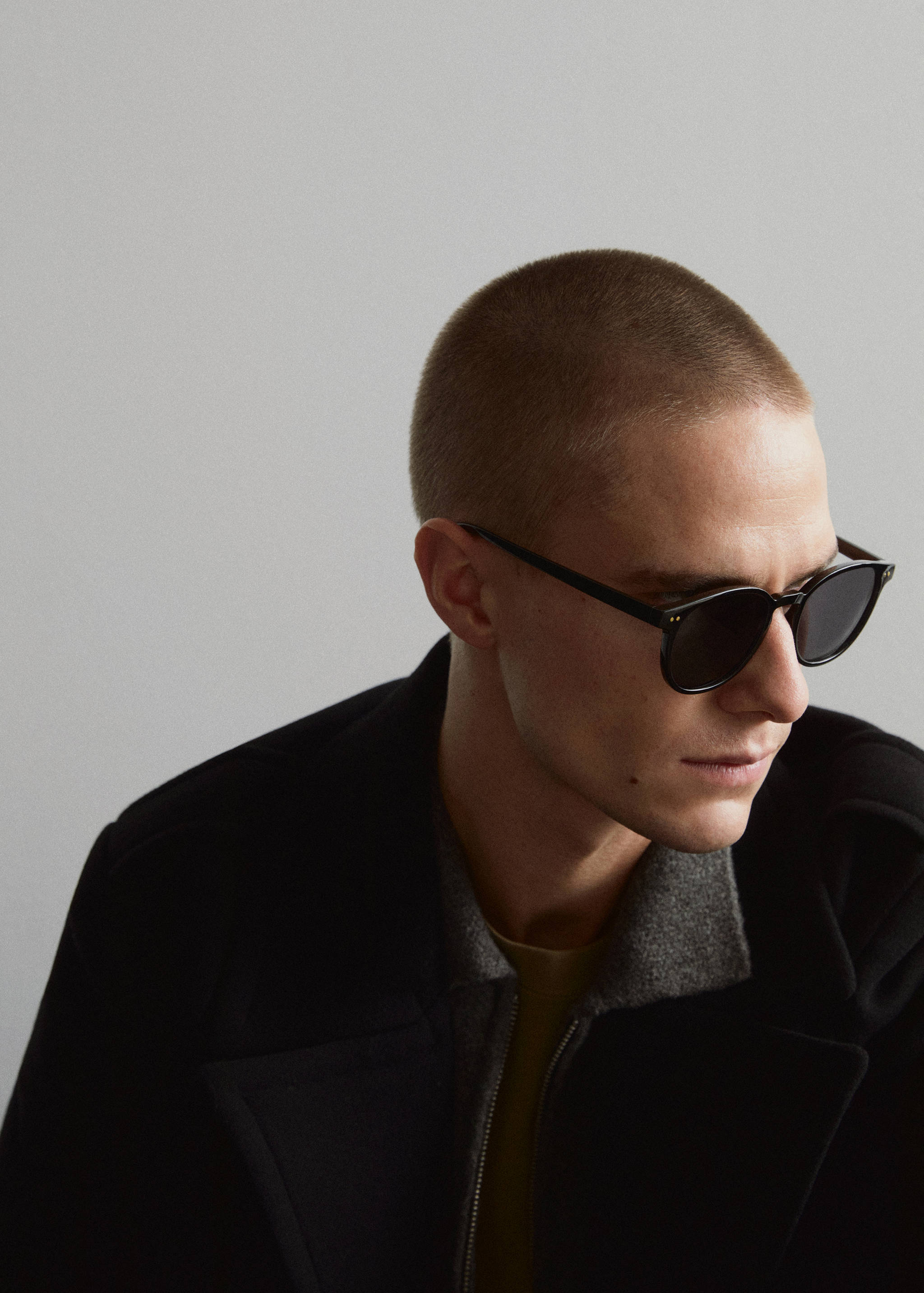 Recycled wool double-breasted coat - Details of the article 6