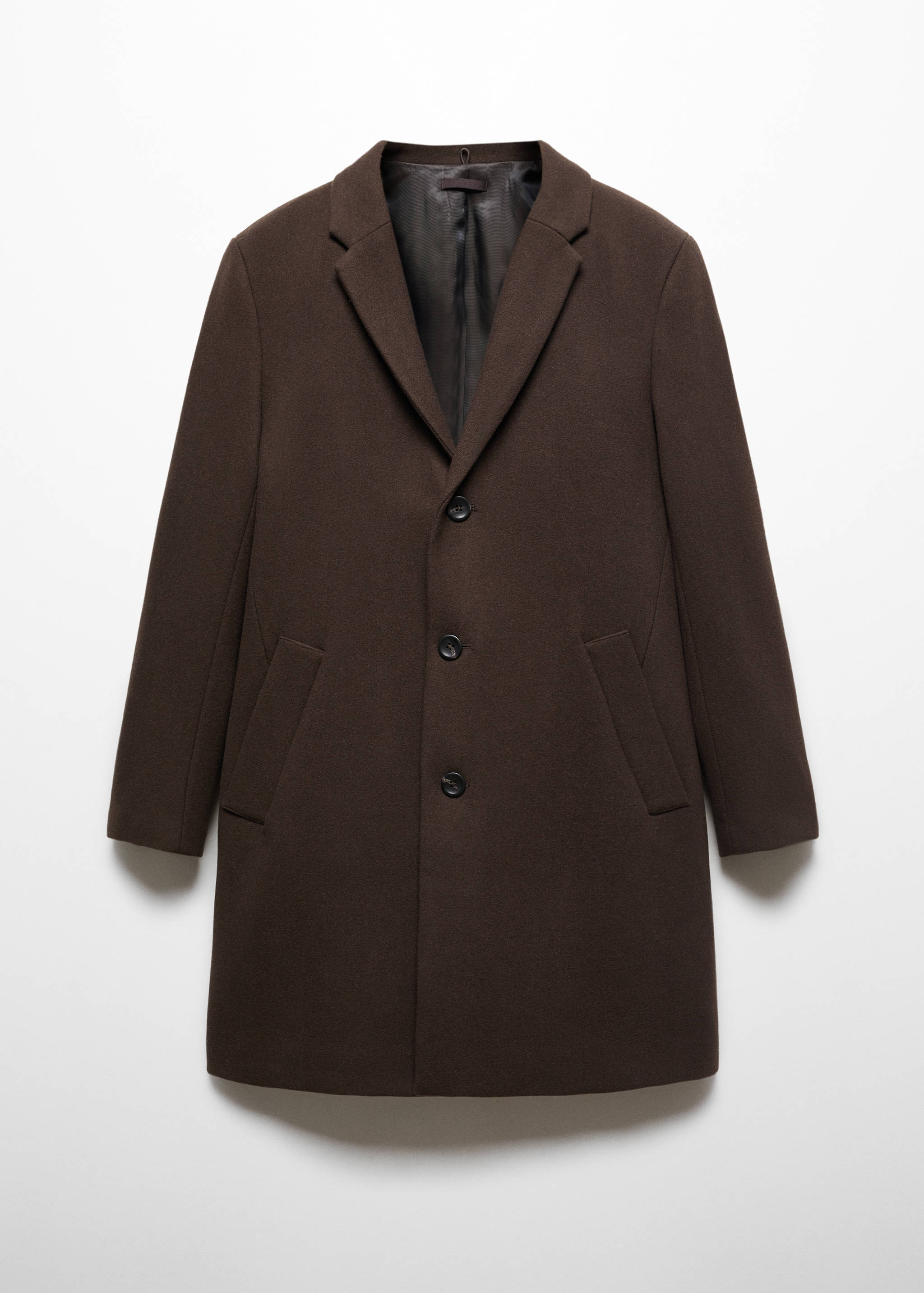 Wool coat with detachable collar - Details of the article 8