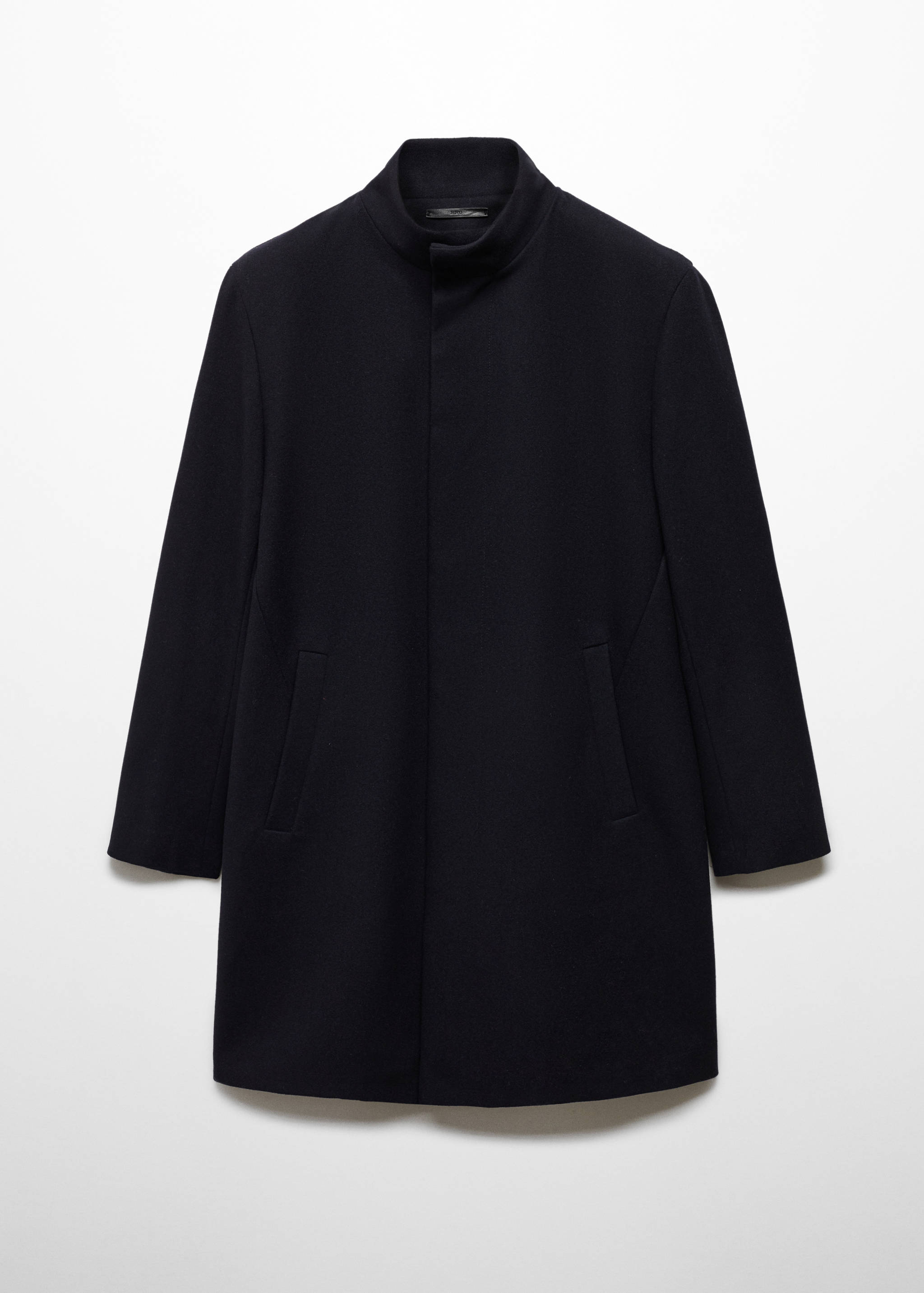 Manteau en laine à col cheminée - Article sans modèle