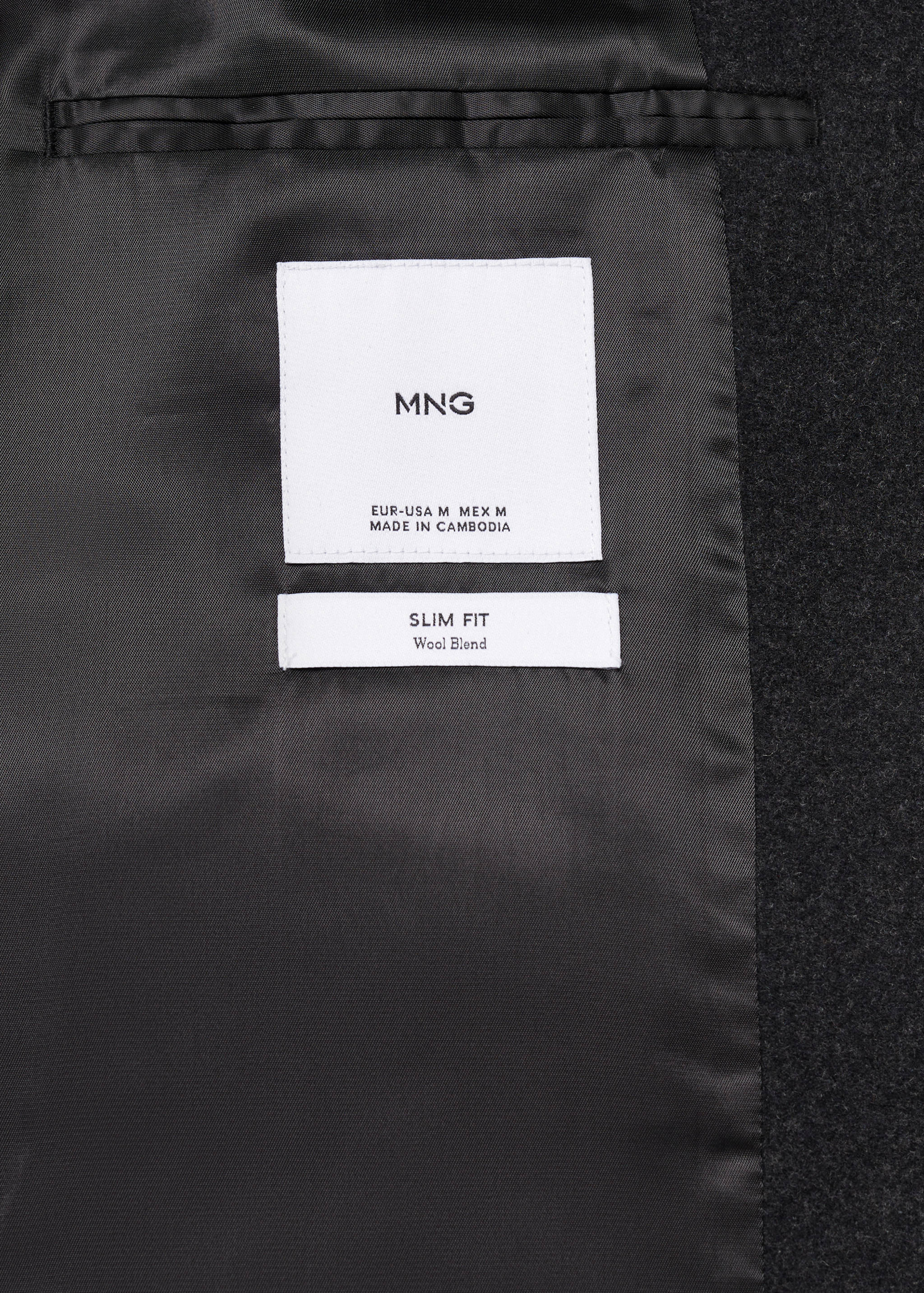 Lightweight recycled wool coat - Details of the article 8