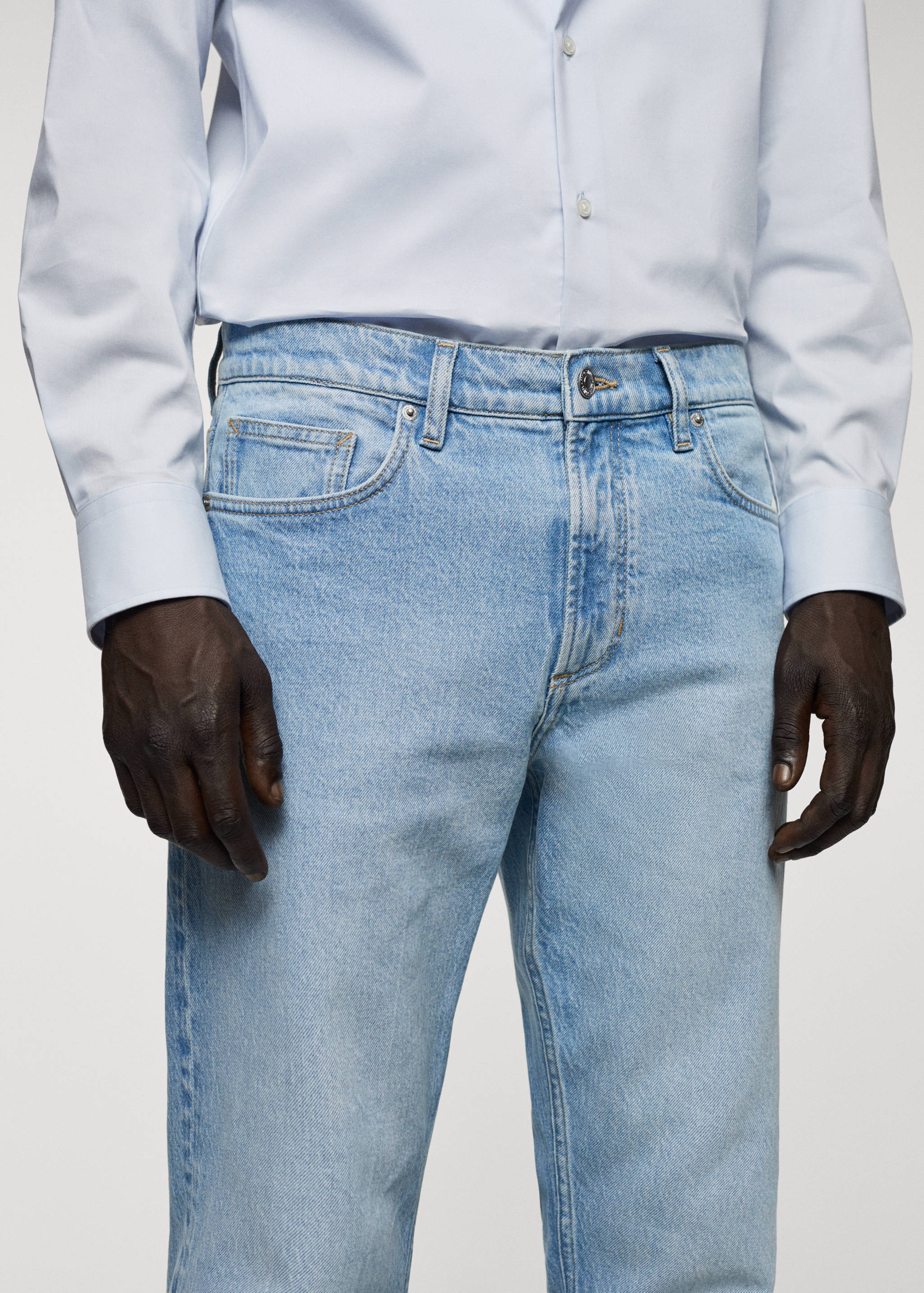 Tapered-fit jeans - Details of the article 1