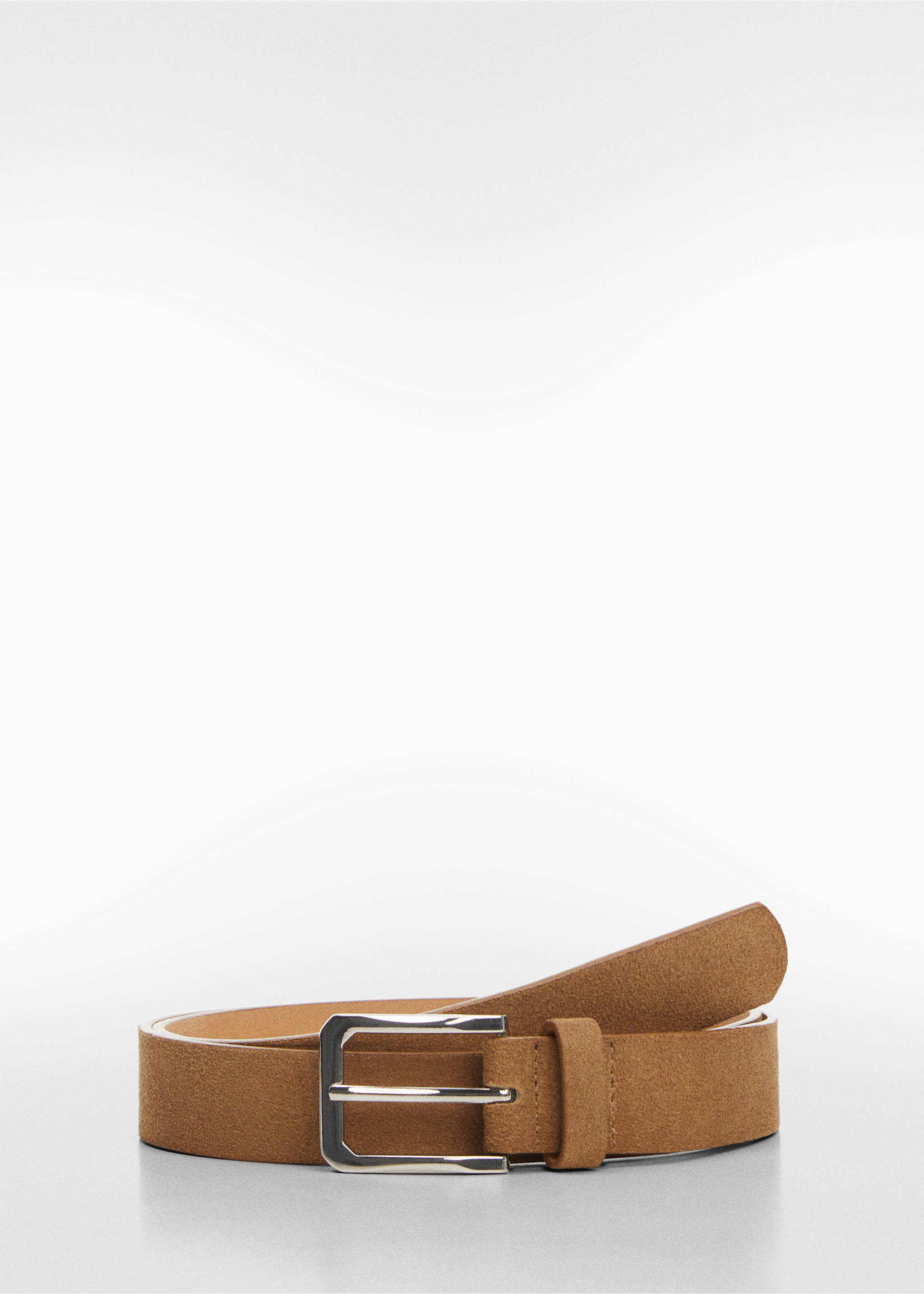 Suede belt - Article without model, Beige. Ref: 67020642-00.