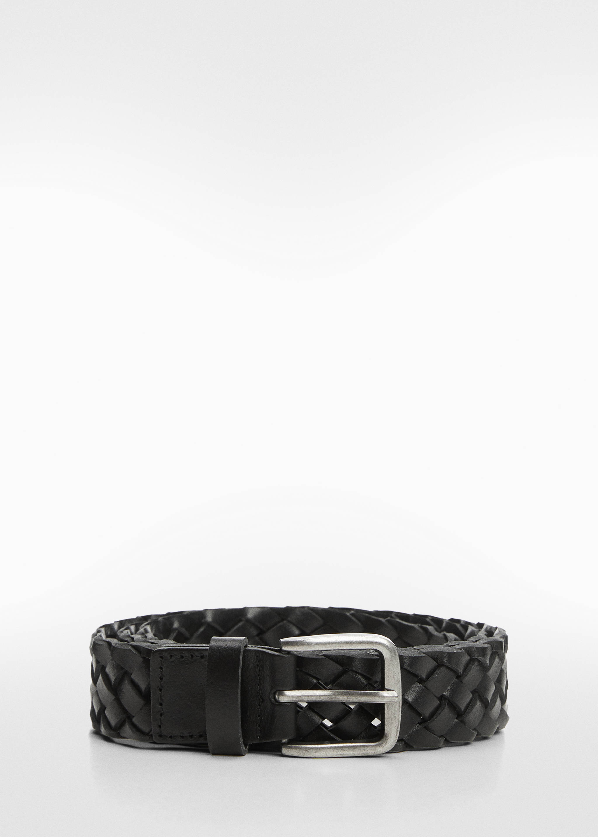 Braided leather belt - Article without model