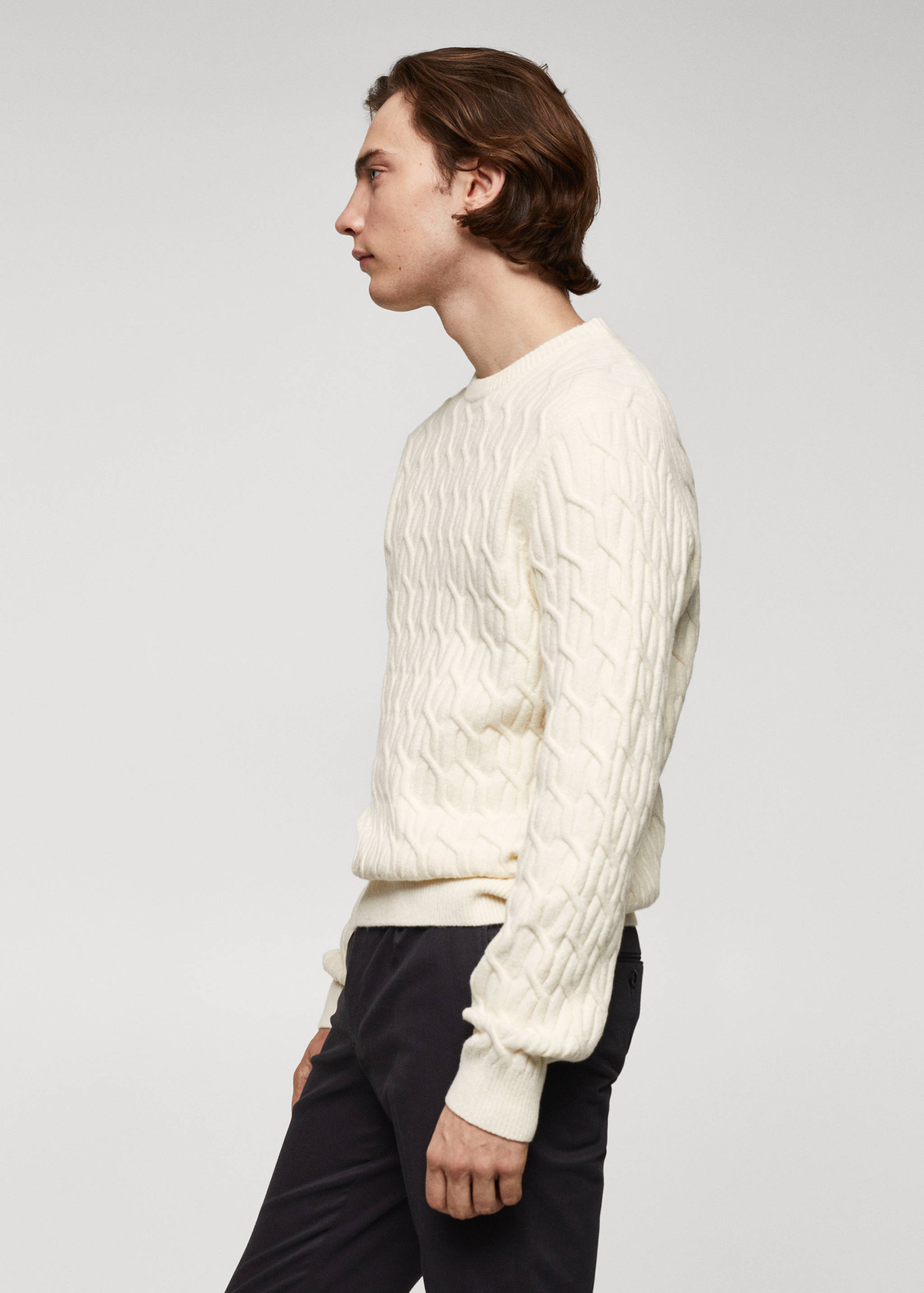 Braided knitted sweater - Details of the article 2