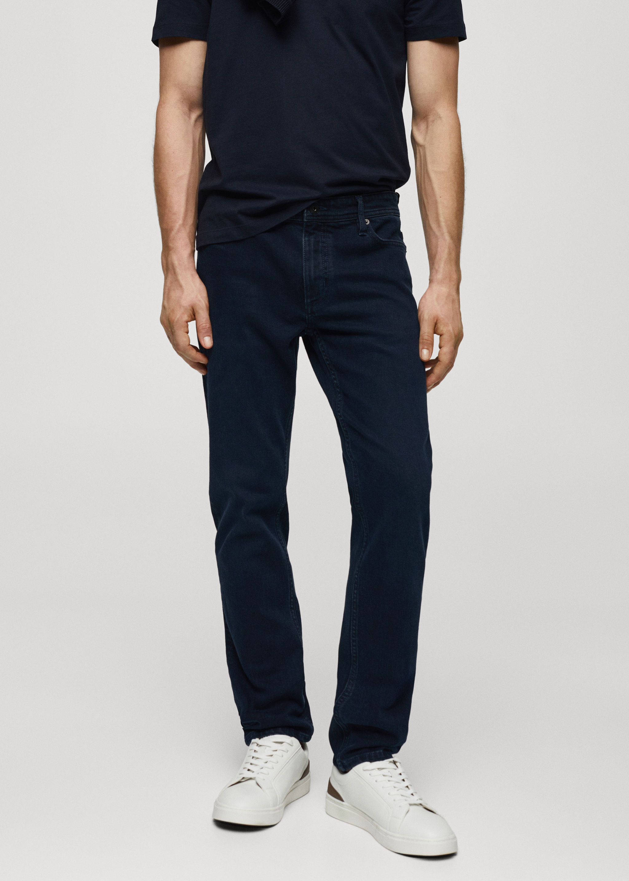 Dżinsy Jan slim fit - Plan średni