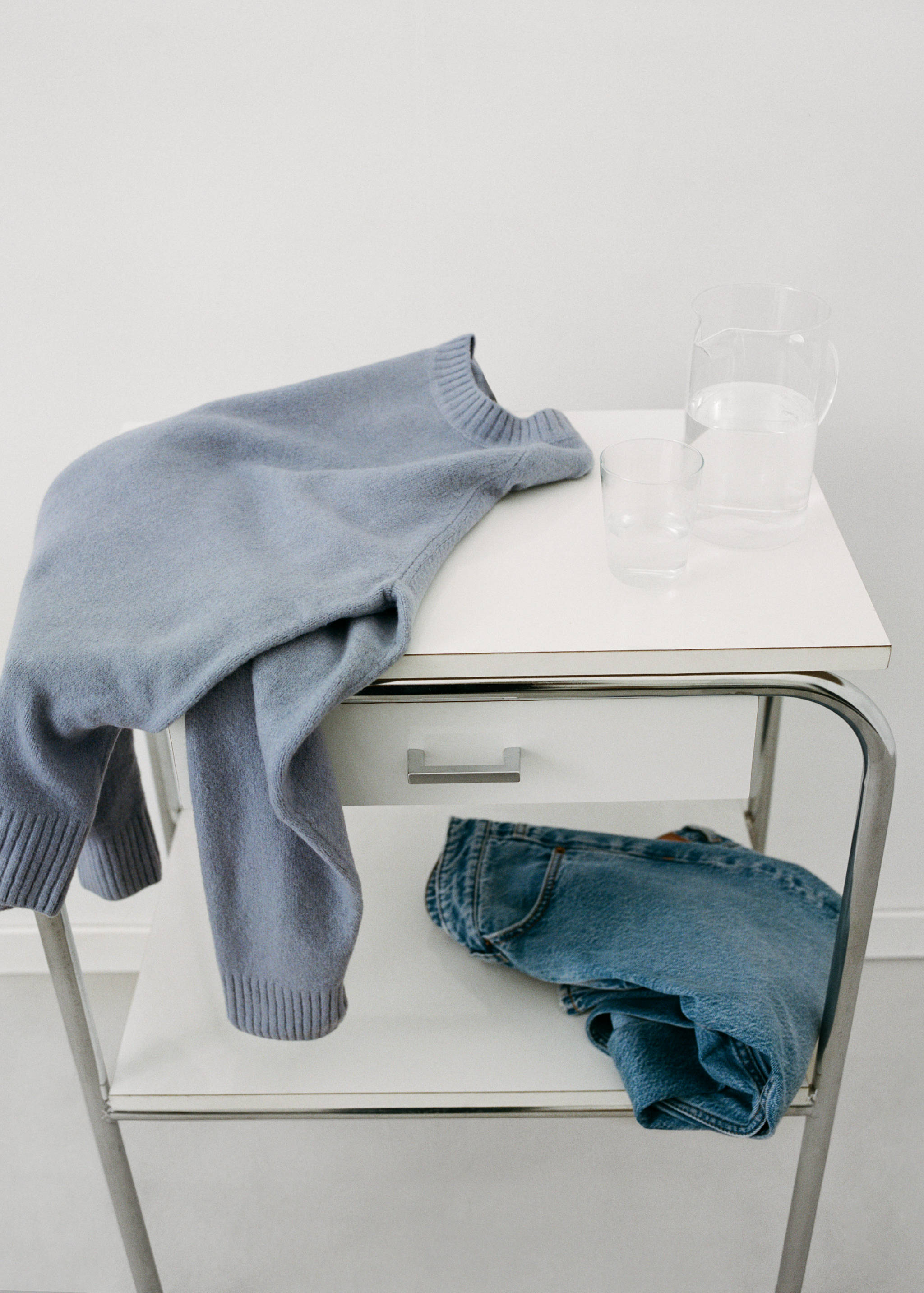 Knitted sweater with ribbed details - Details of the article 6