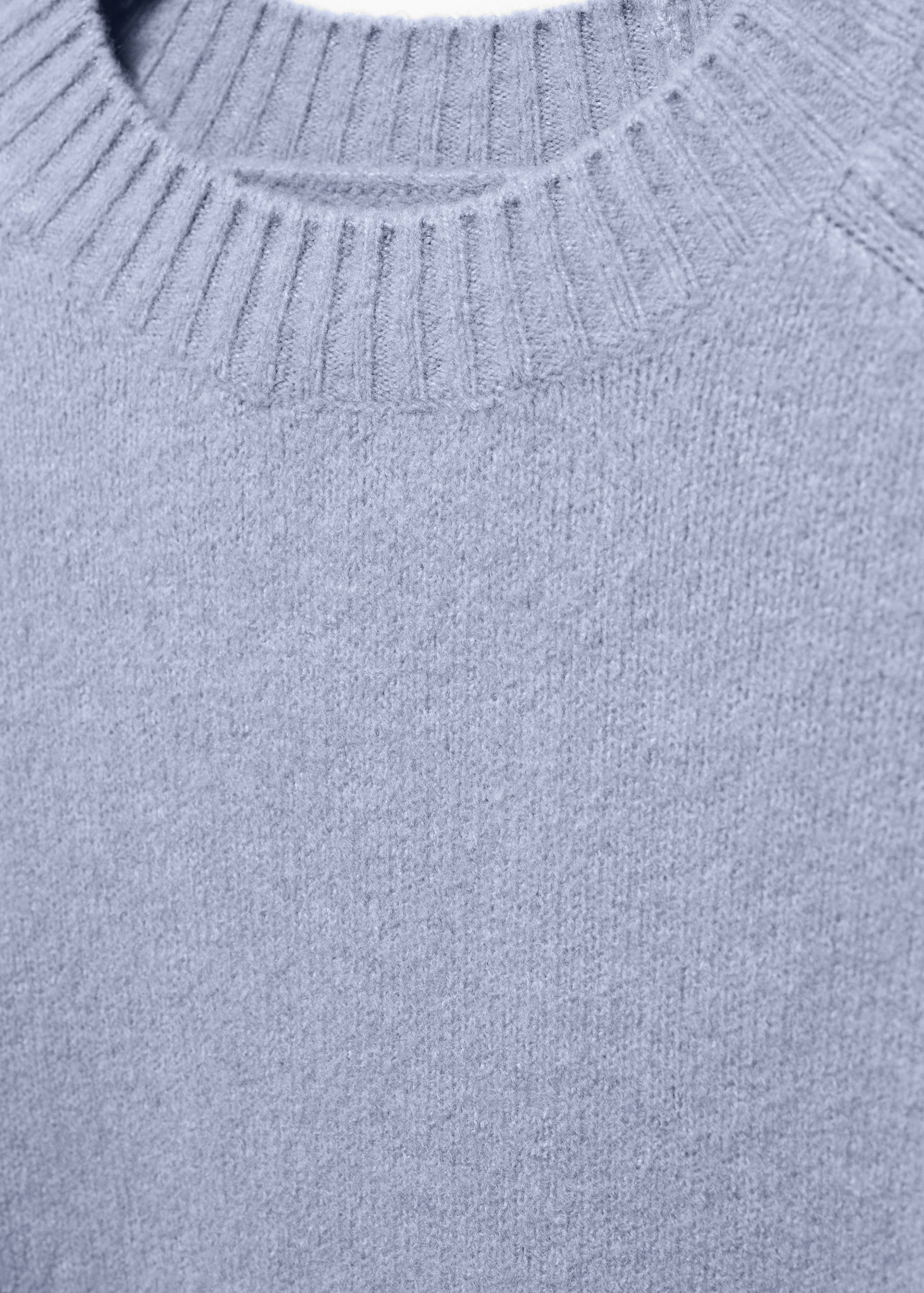Knitted sweater with ribbed details - Details of the article 8