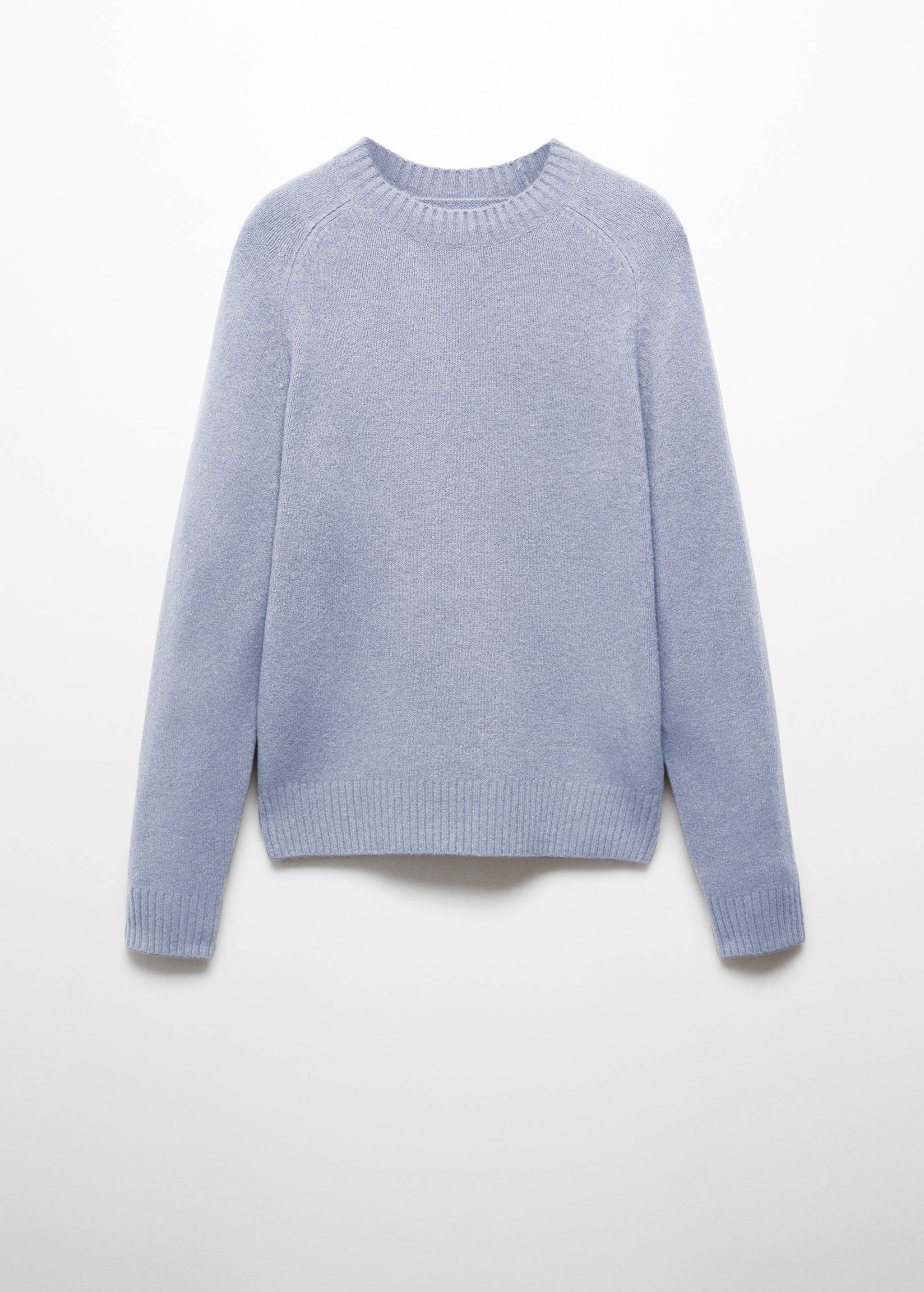 Knitted sweater with ribbed details - Article without model