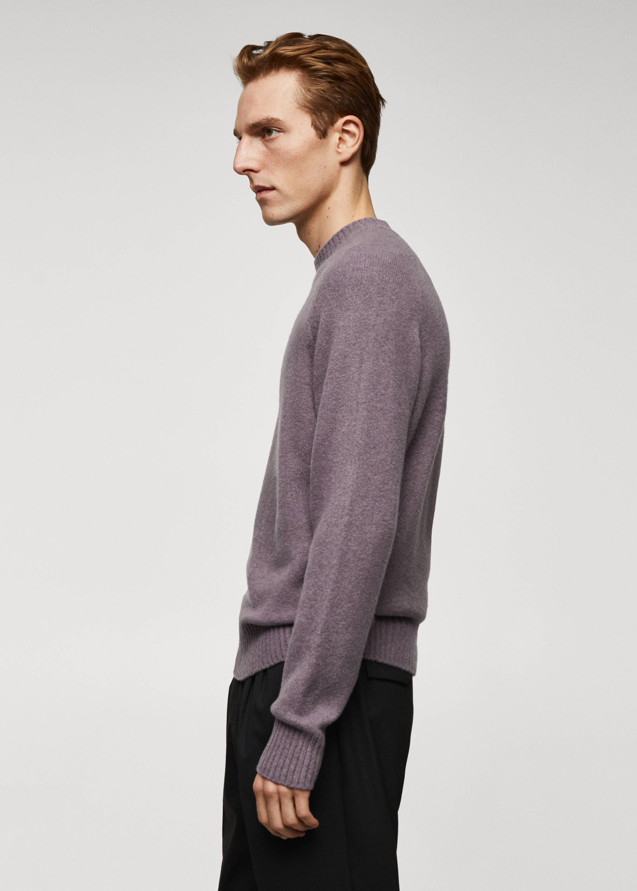 Knitted sweater with ribbed details - Details of the article 2