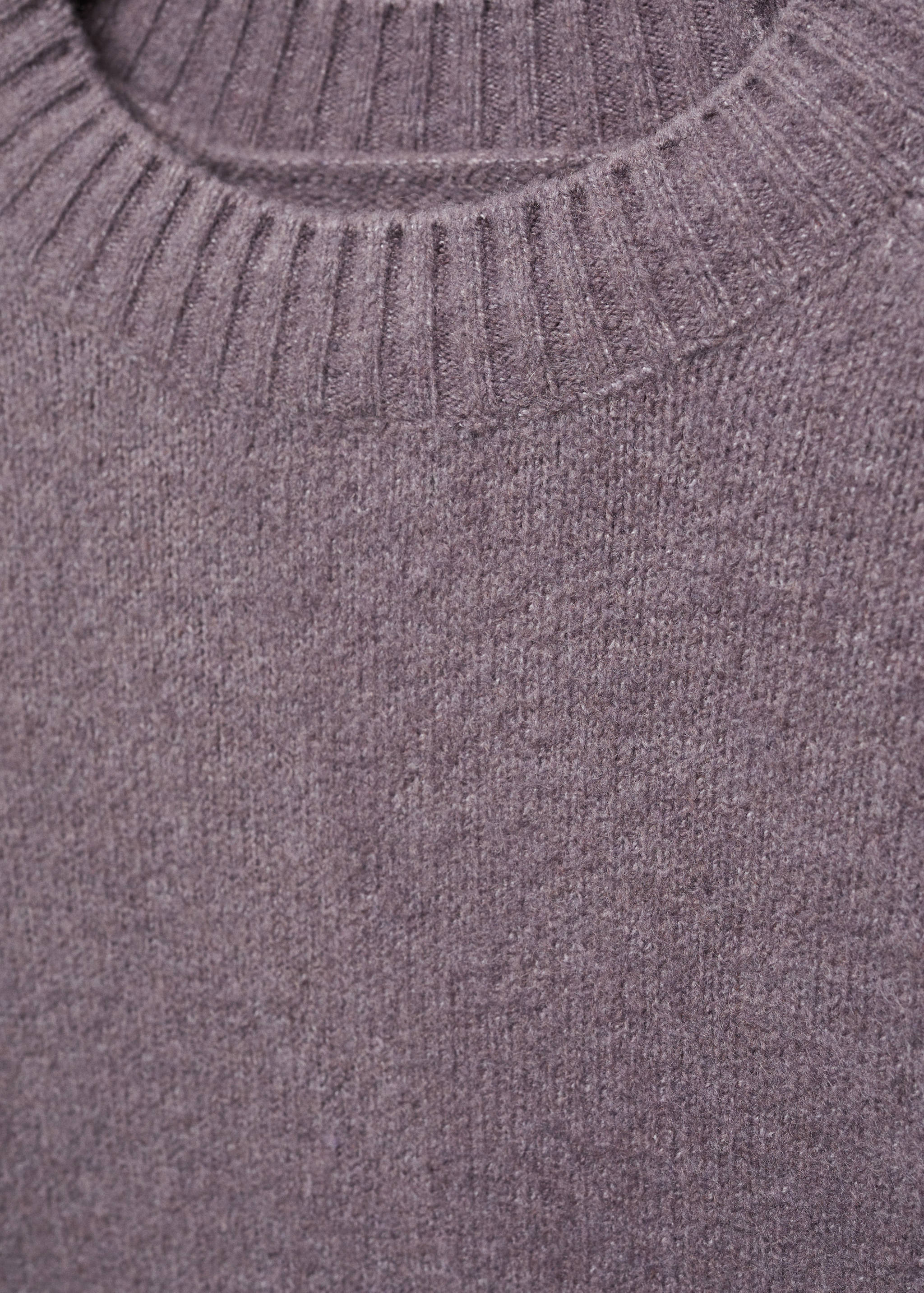 Knitted sweater with ribbed details - Details of the article 8