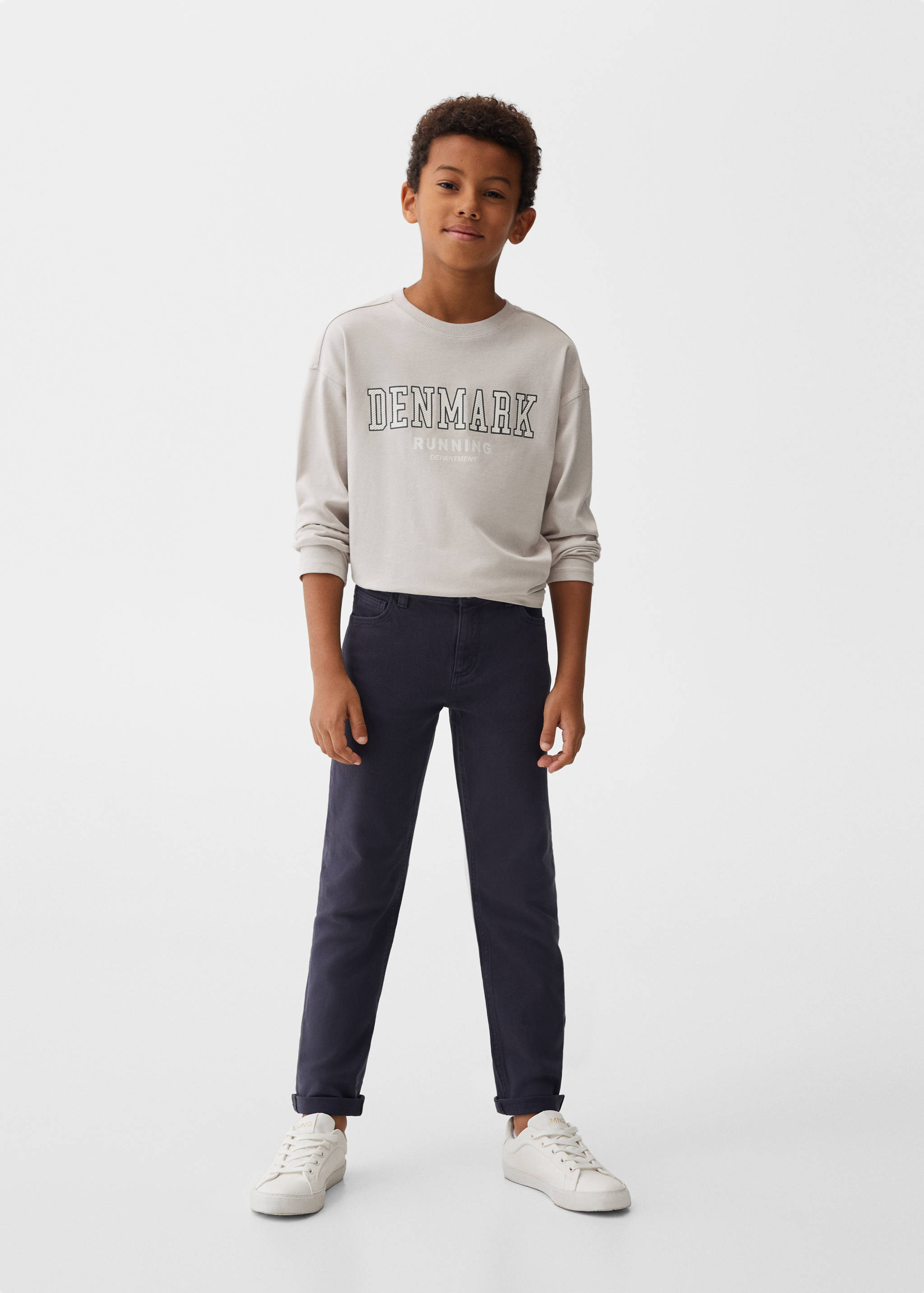 T-shirt manches longues imprimé - Plan général