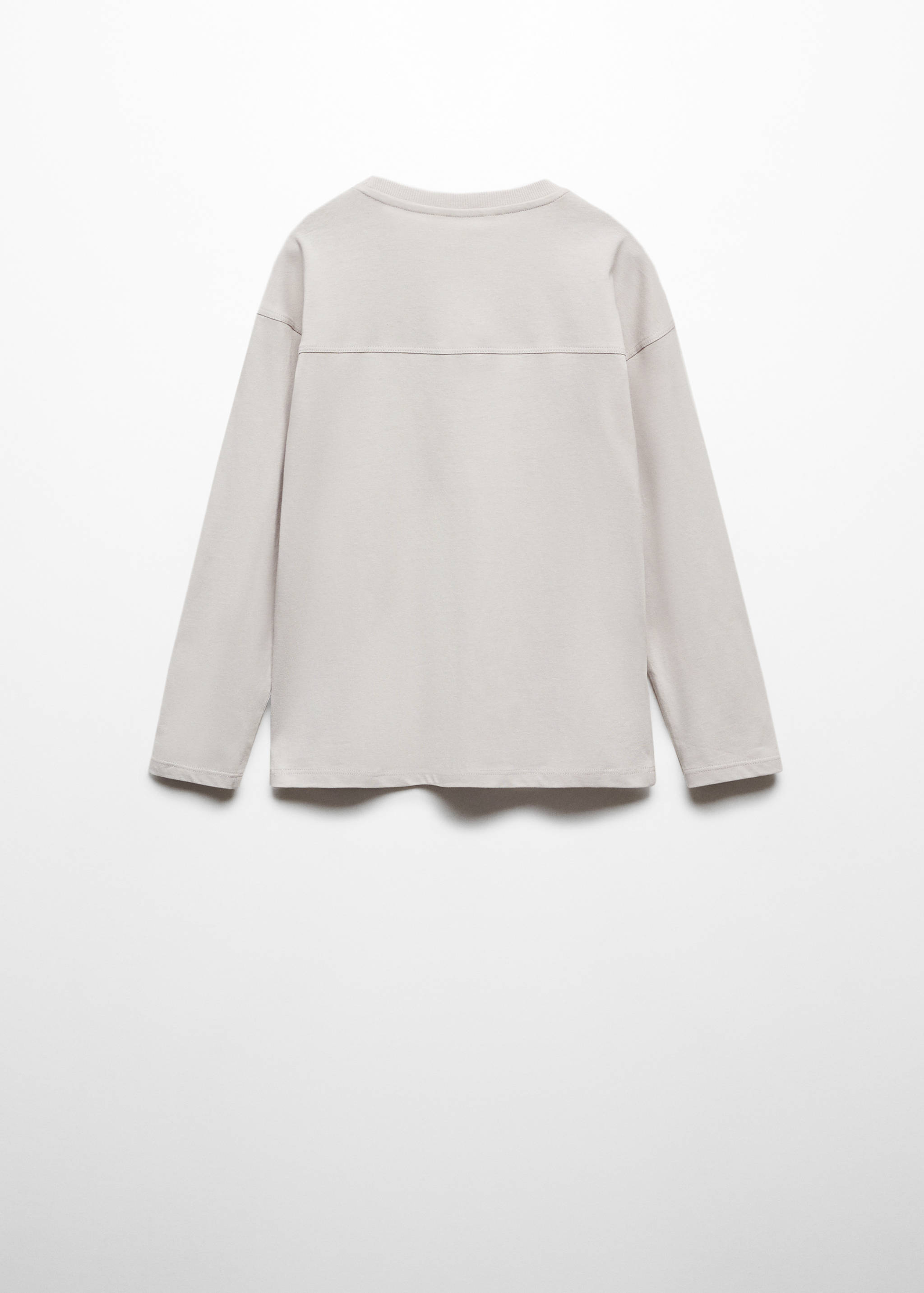 T-shirt manches longues imprimé - Verso de l’article