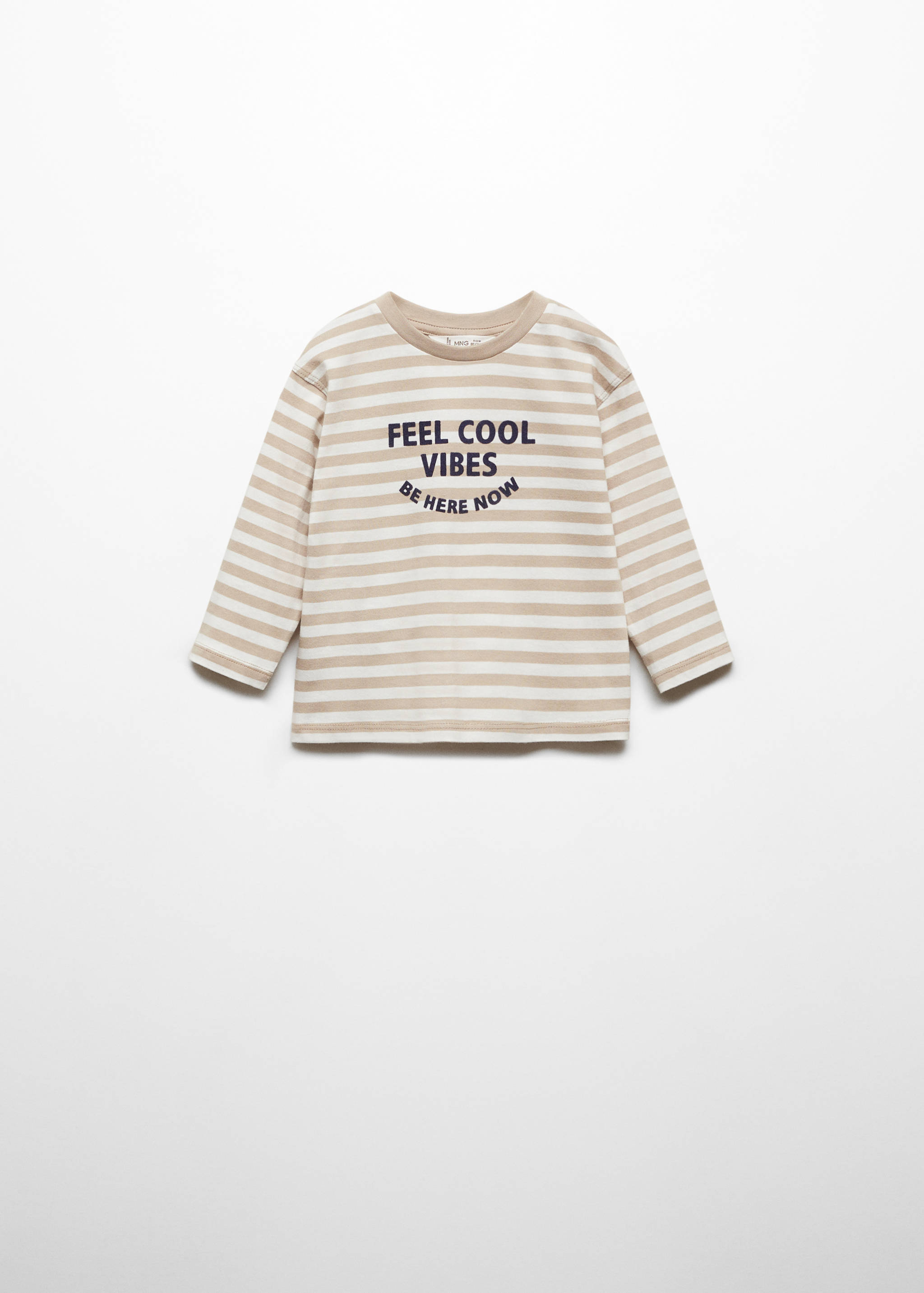 Langärmliges T-Shirt mit Streifen - Artikel ohne Model