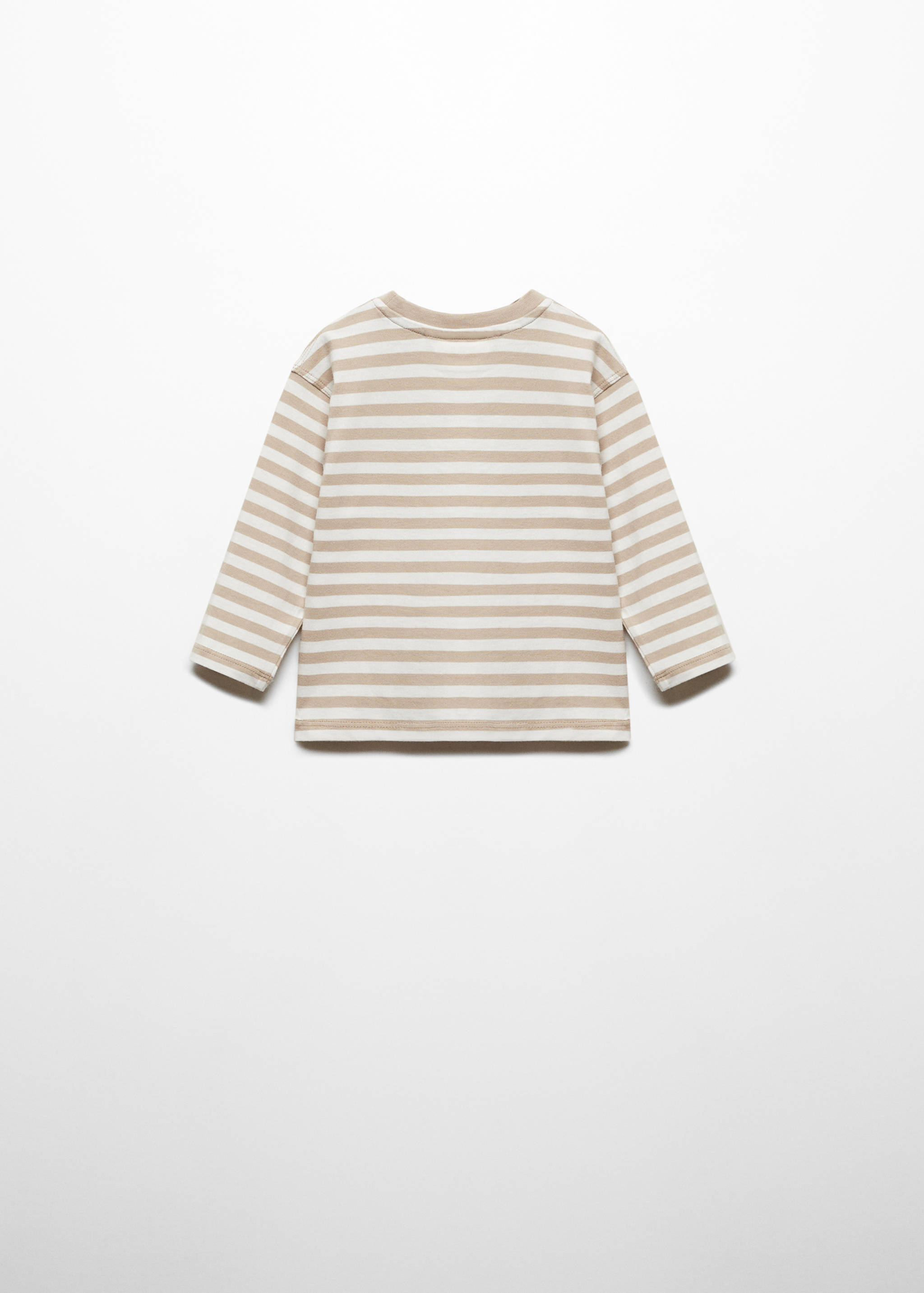 Langärmliges T-Shirt mit Streifen - Rückseite des Artikels