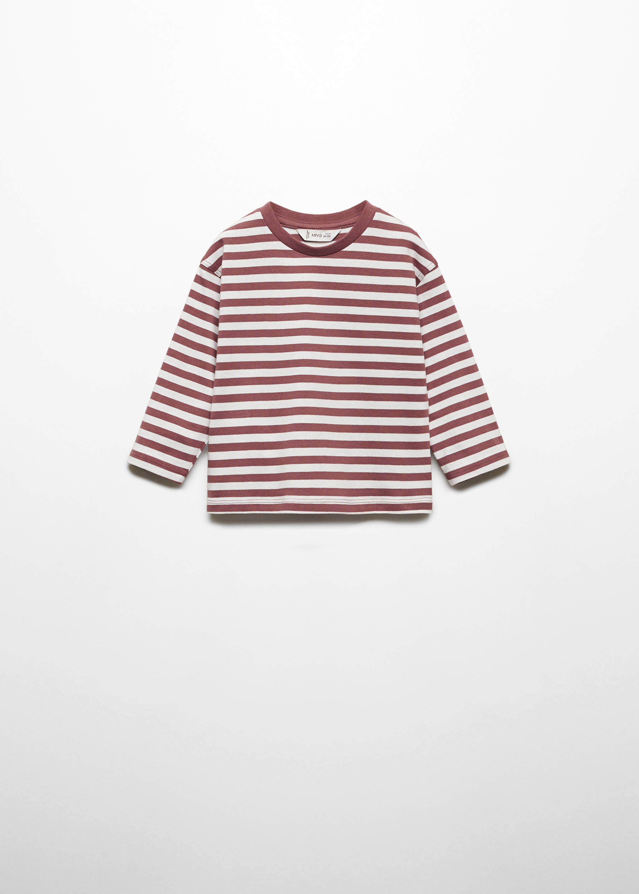 Langärmliges T-Shirt mit Streifen - Artikel ohne Model