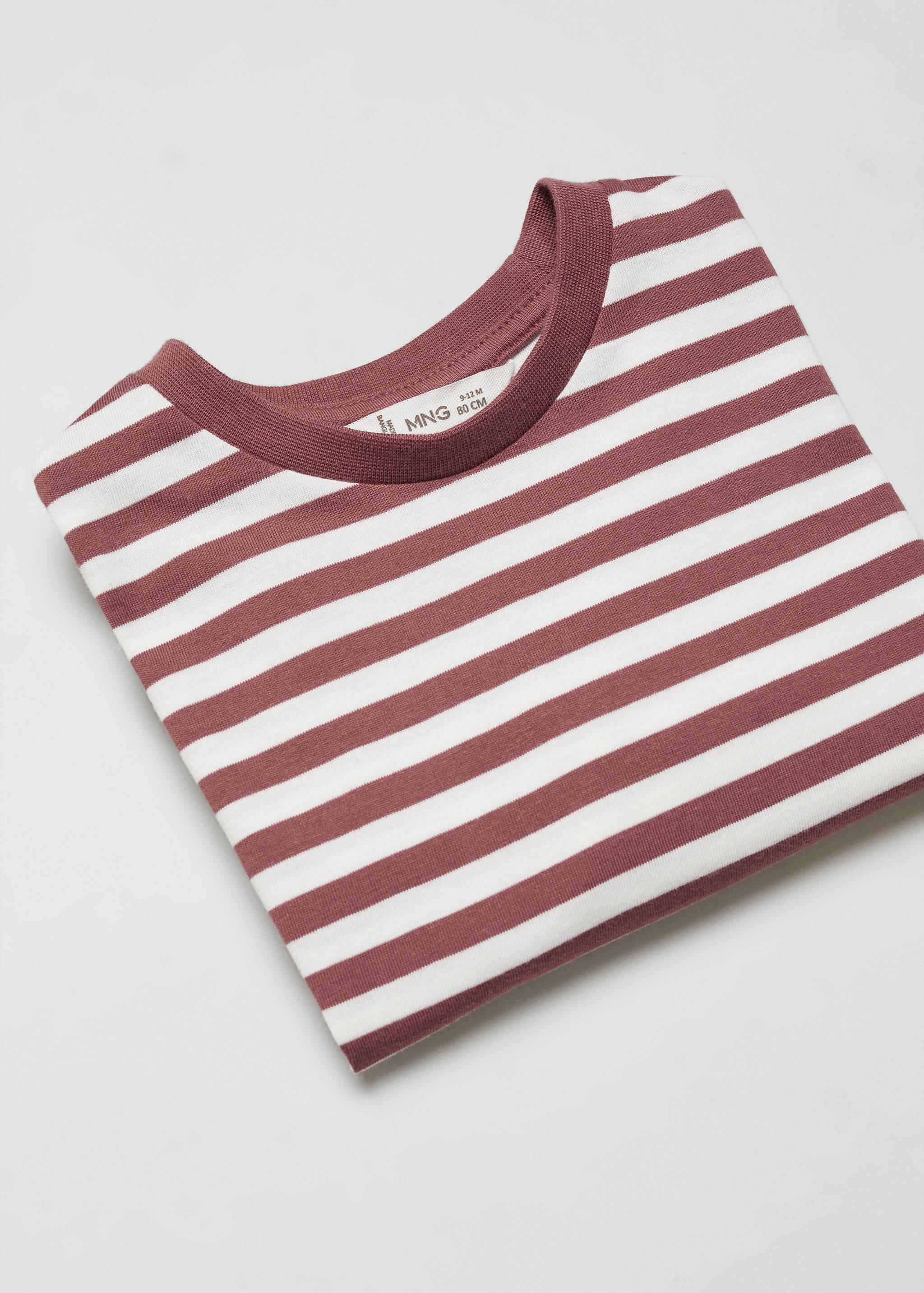 Langärmliges T-Shirt mit Streifen - Detail des Artikels 8