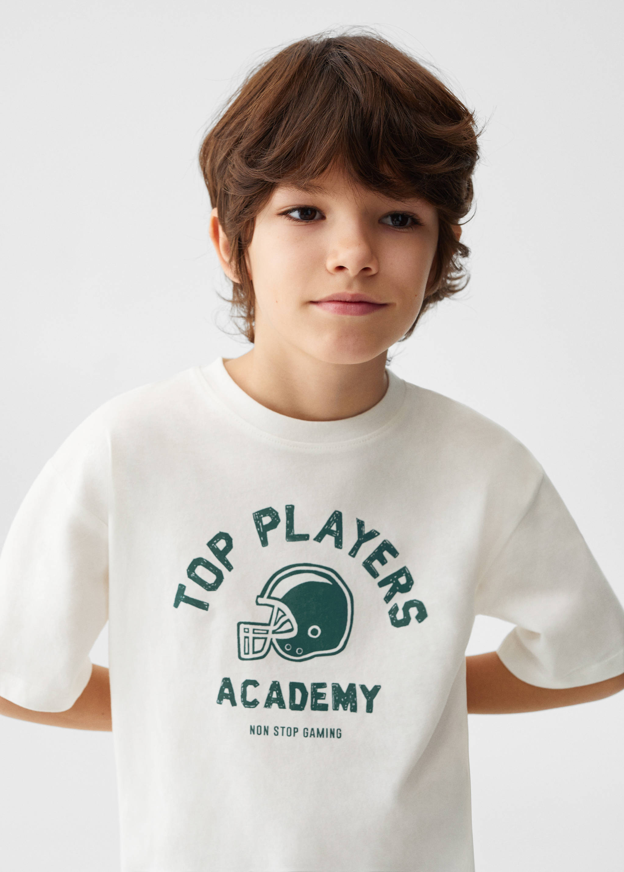 Bedrucktes Baumwoll-T-Shirt - Detail des Artikels 1