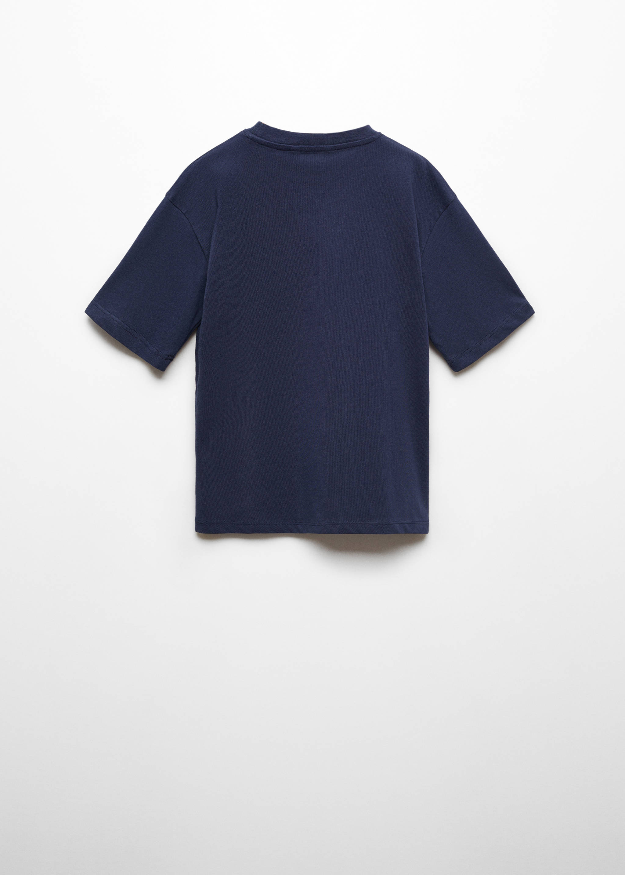 Bedrucktes Baumwoll-T-Shirt - Rückseite des Artikels