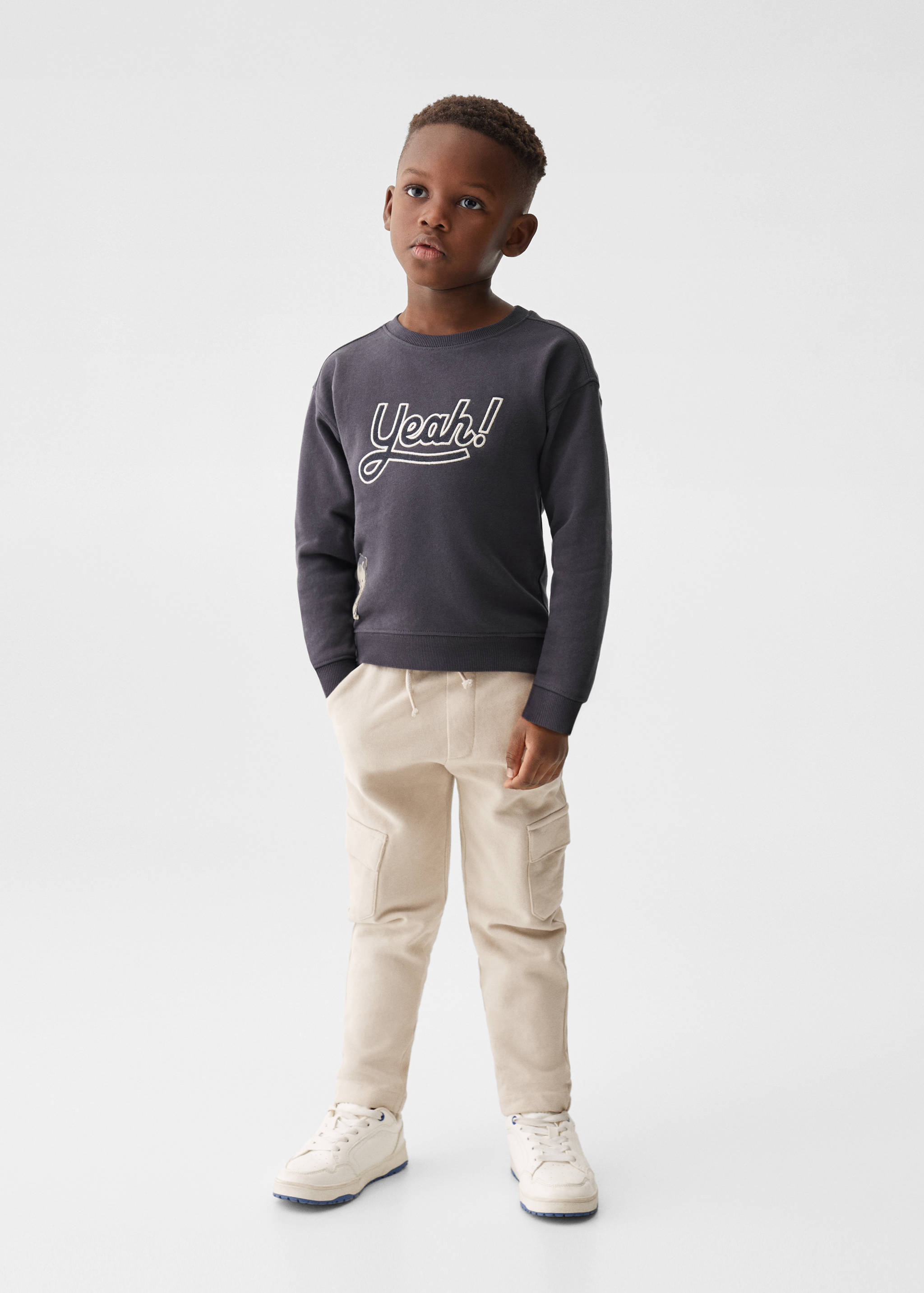 Embroidered message sweatshirt - General plane