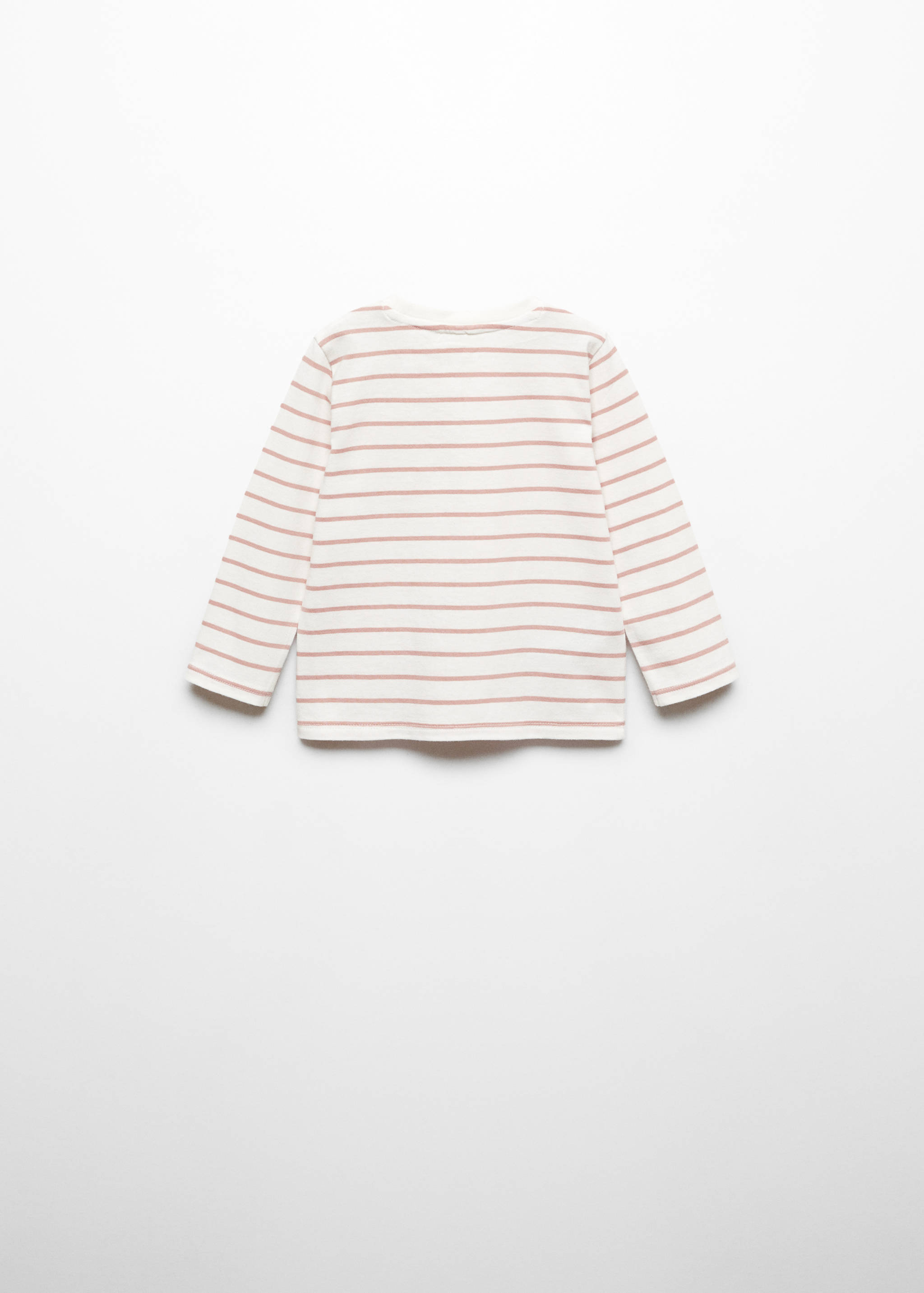 Striped long sleeves t-shirt - Reverse of the article