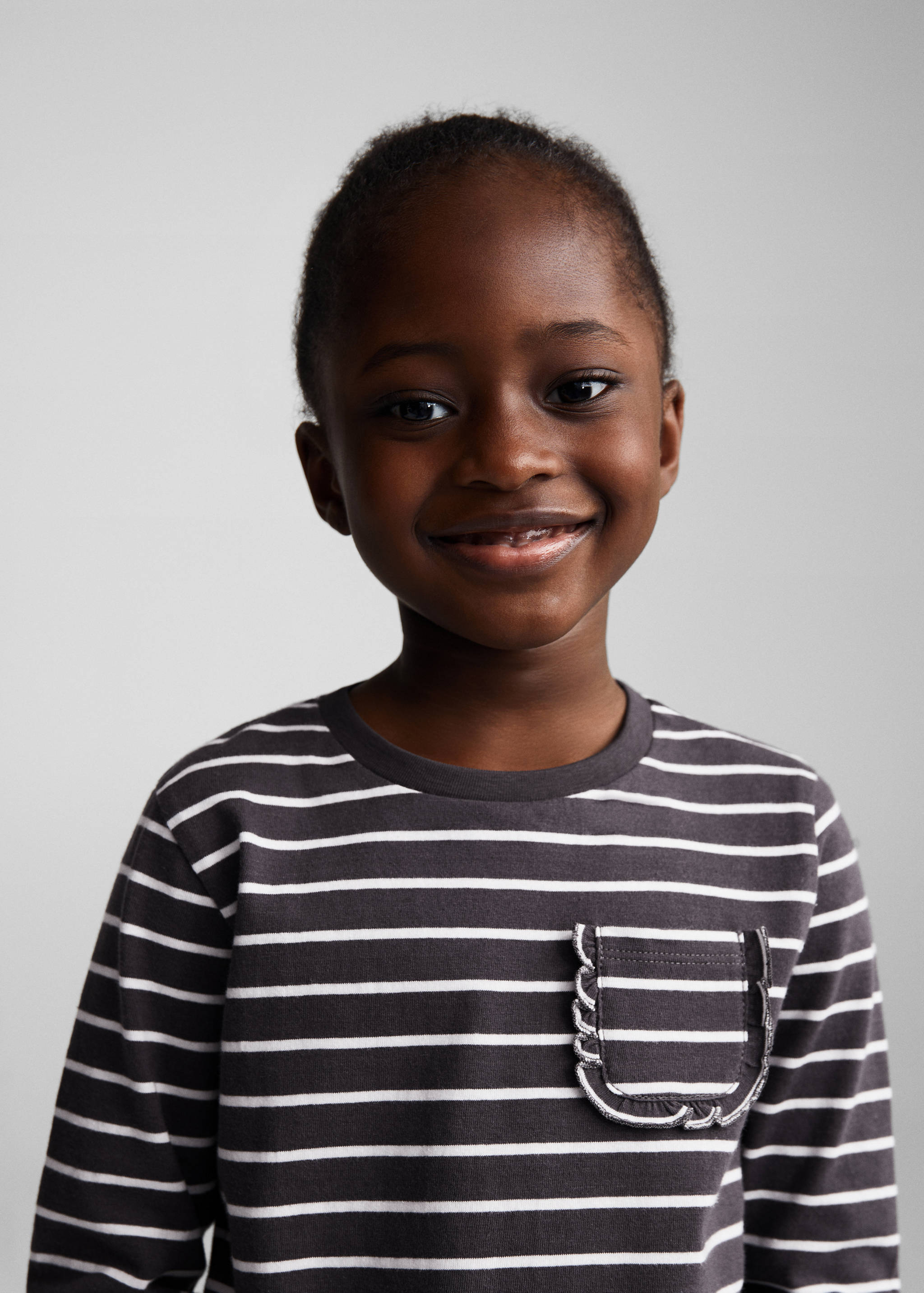 Striped long sleeves t-shirt - Details of the article 1