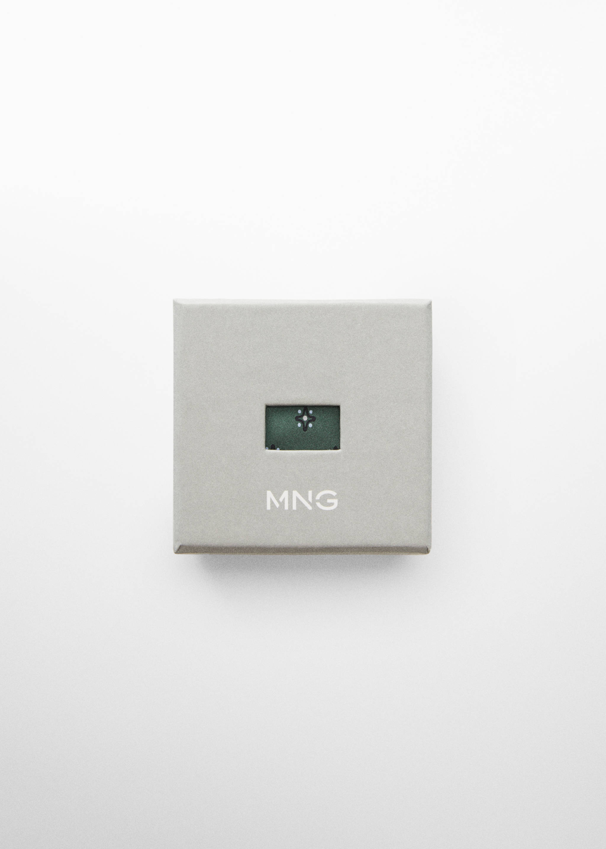 Printed silk pocket square - Details of the article 2