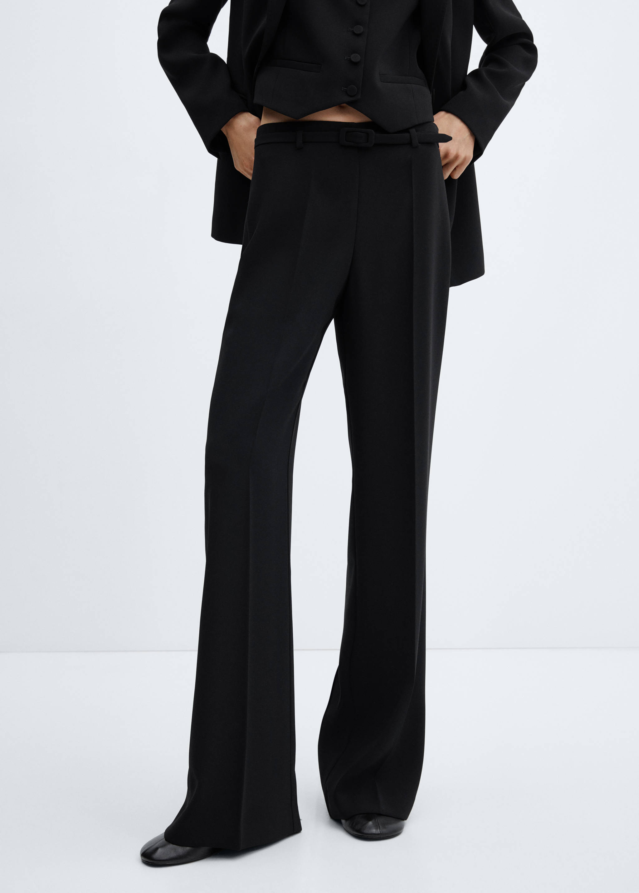 Wideleg suit trousers - Plan moyen