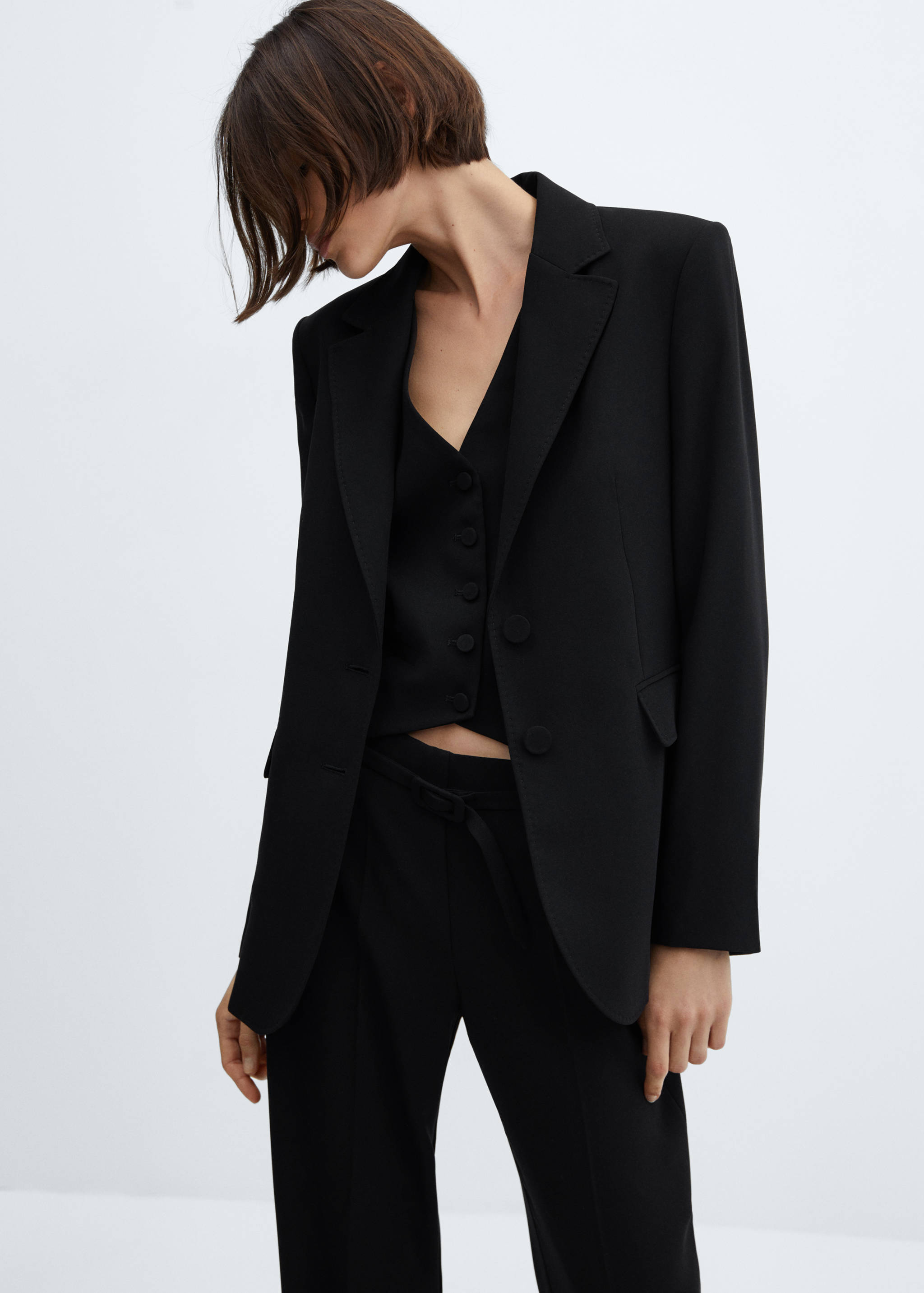 Wideleg suit trousers - Détail de l'article 1