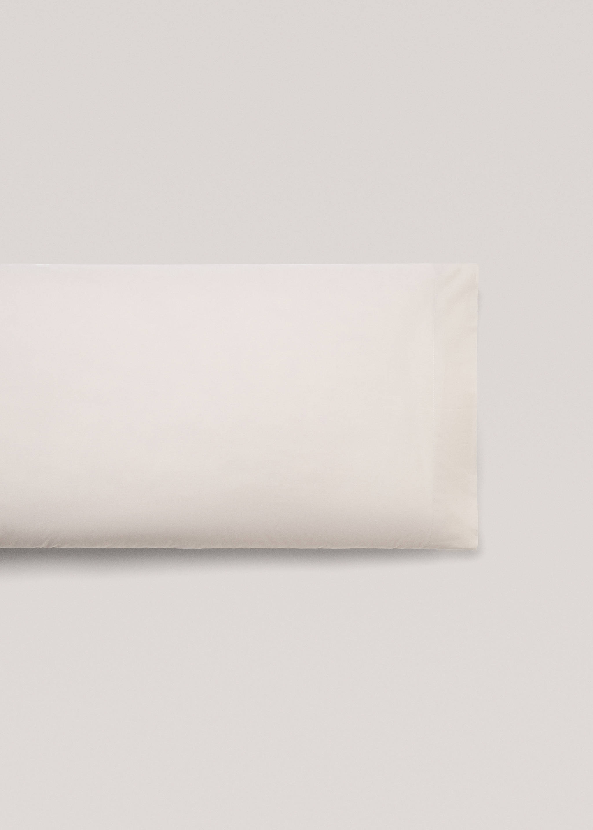 Plain cotton pillowcase 45x110cm - Article without model