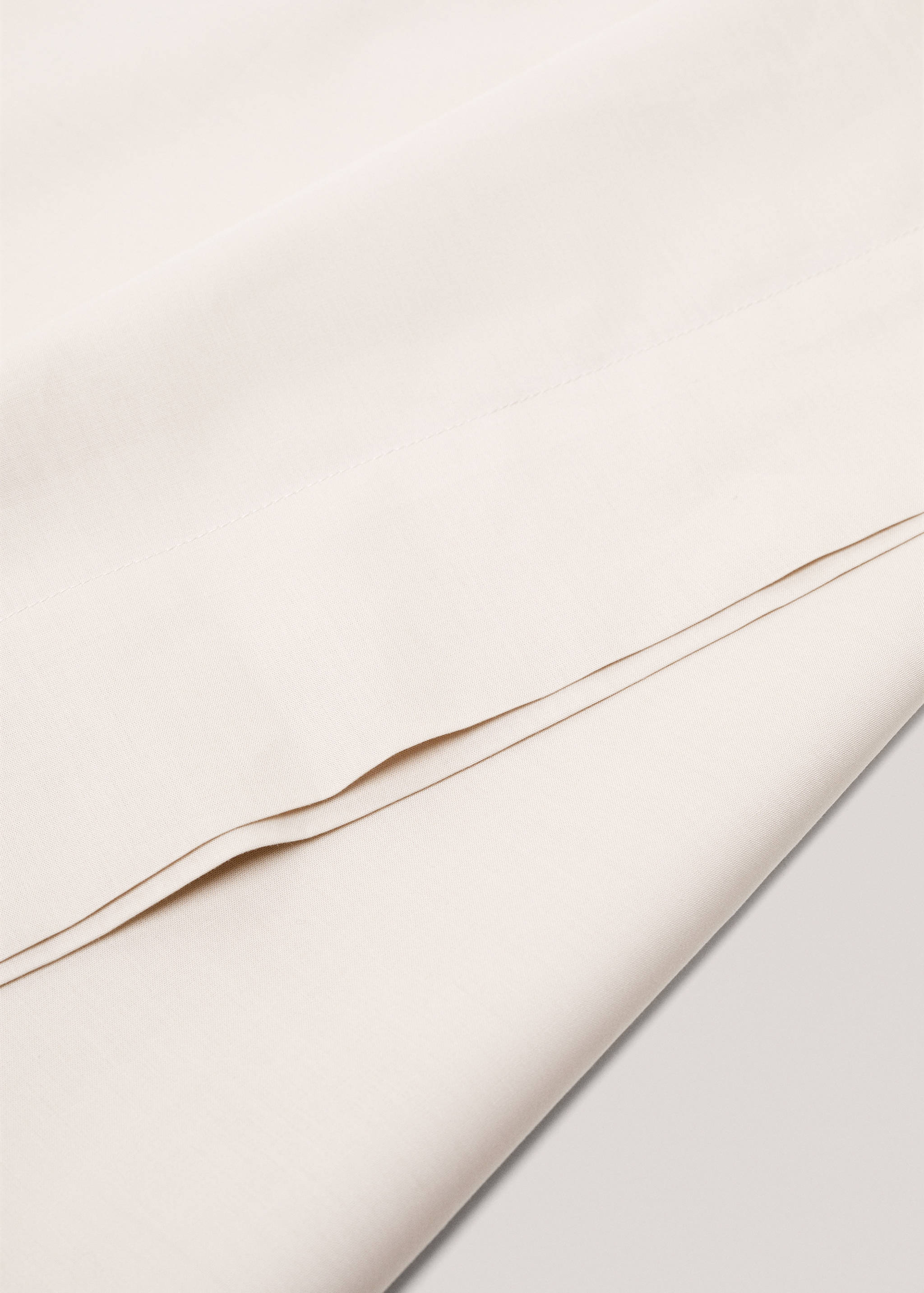 Plain cotton pillowcase 45x110cm - Details of the article 2