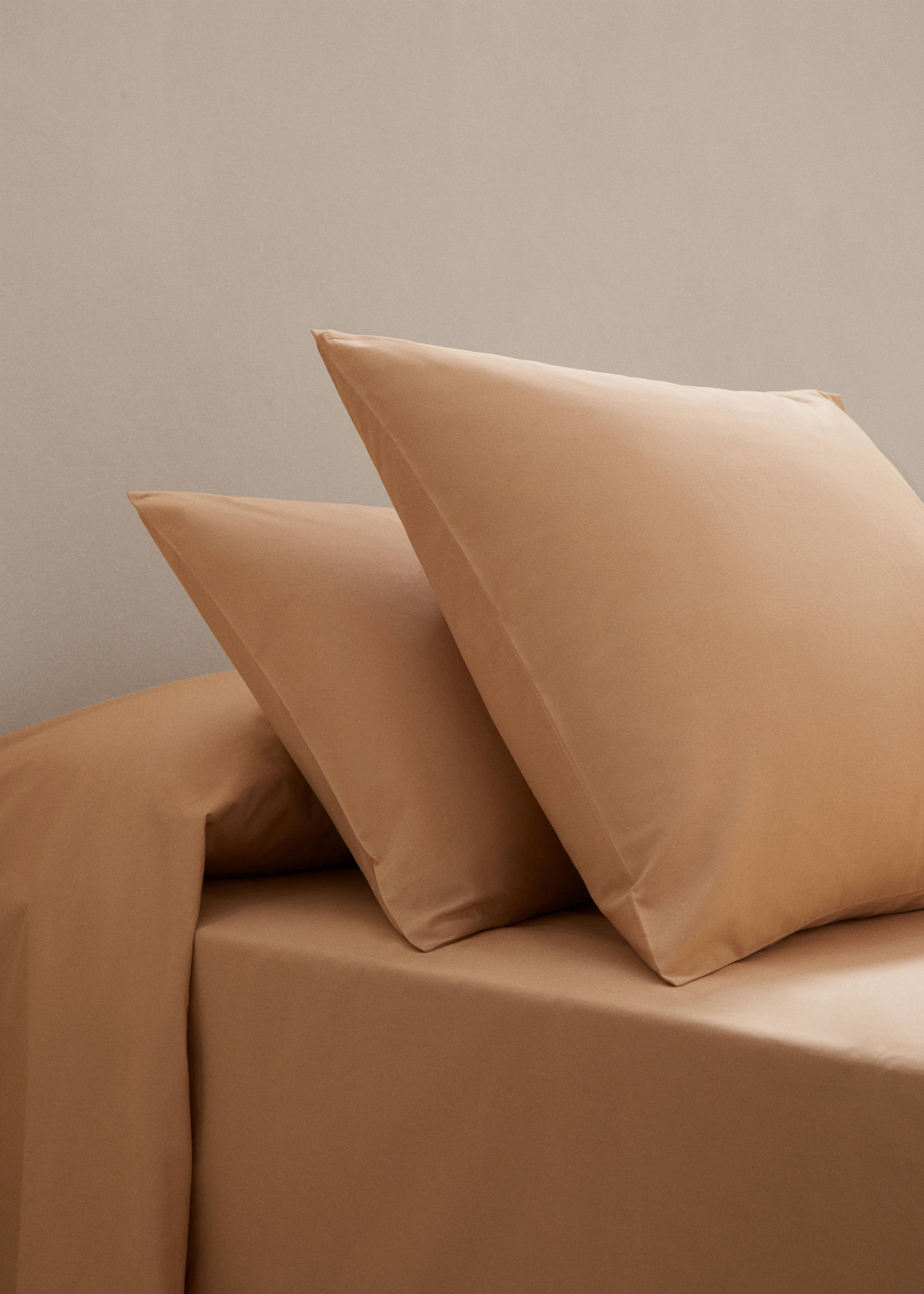 Plain cotton pillowcase 45x110cm - General plane