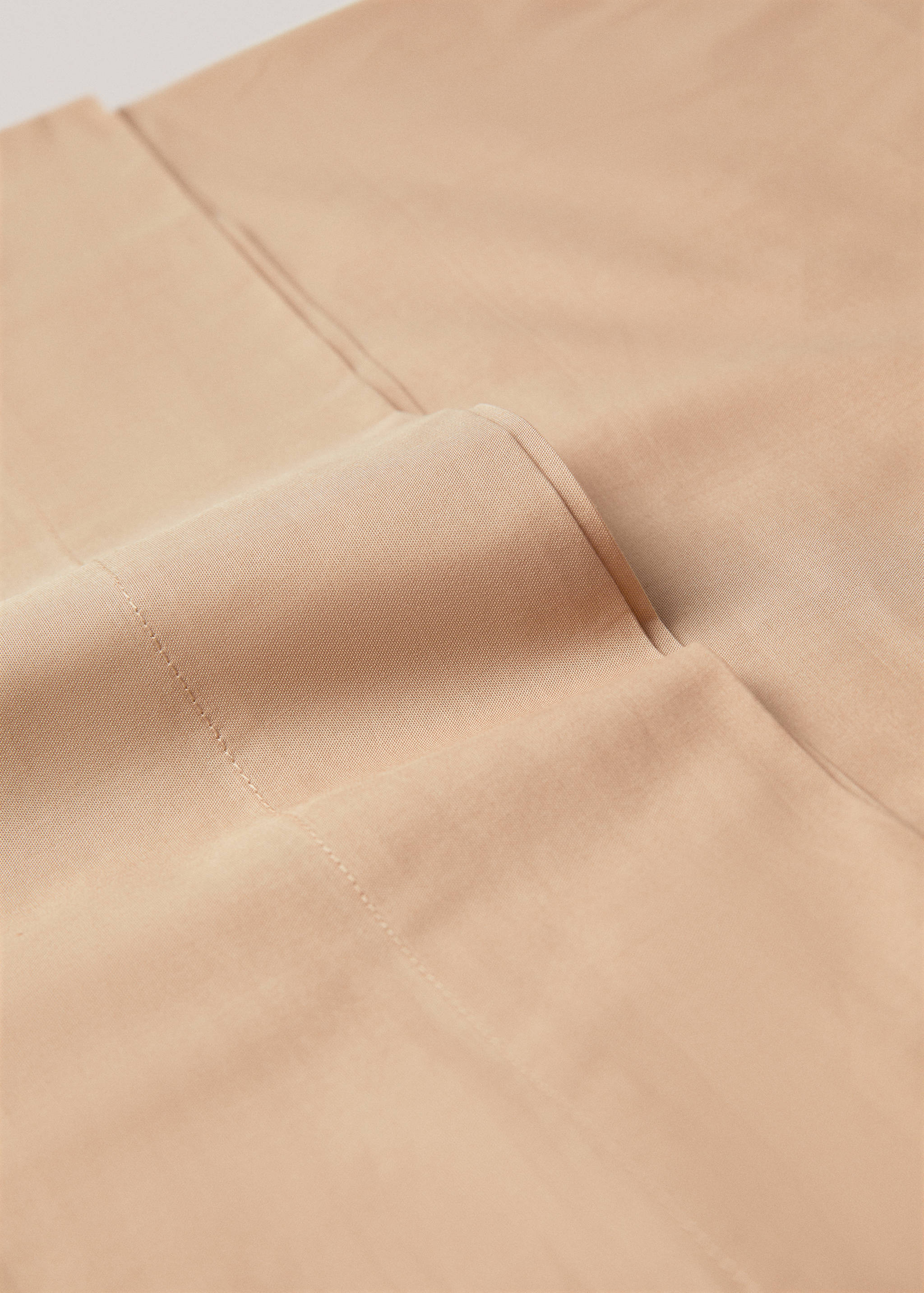 Plain cotton pillowcase 45x110cm - Details of the article 1