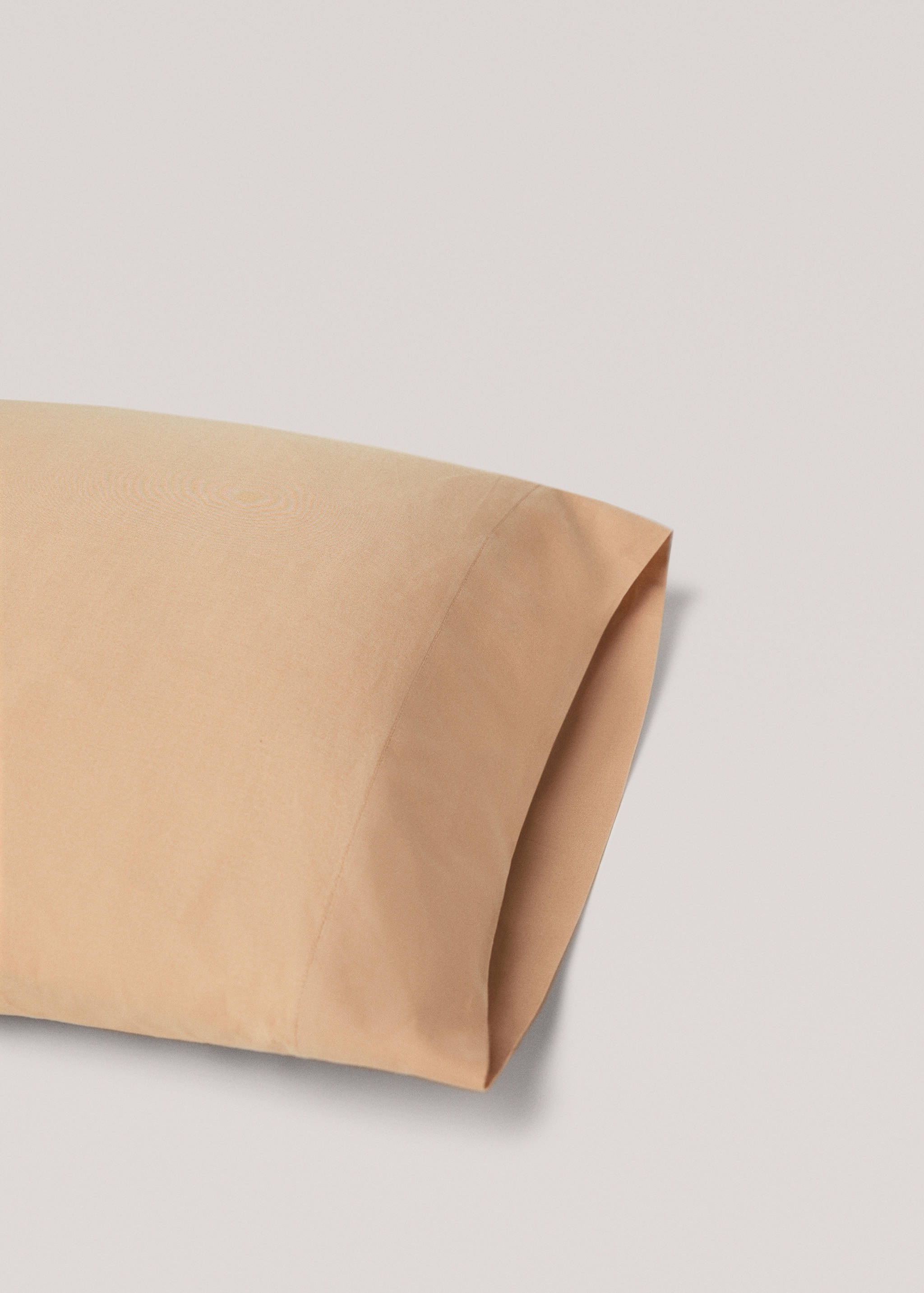 Plain cotton pillowcase 45x110cm - Details of the article 2
