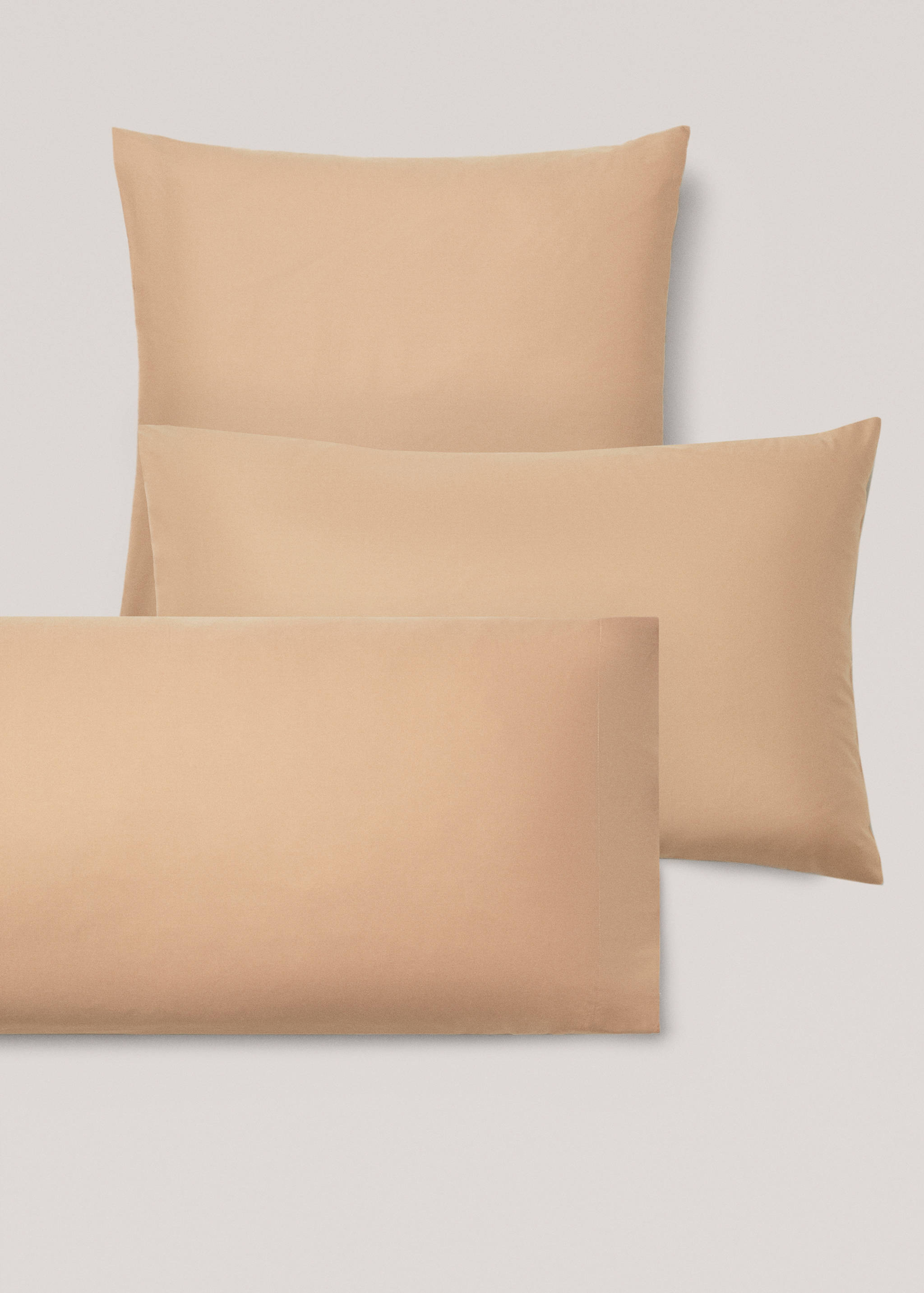 Plain cotton pillowcase 45x110cm - Details of the article 4