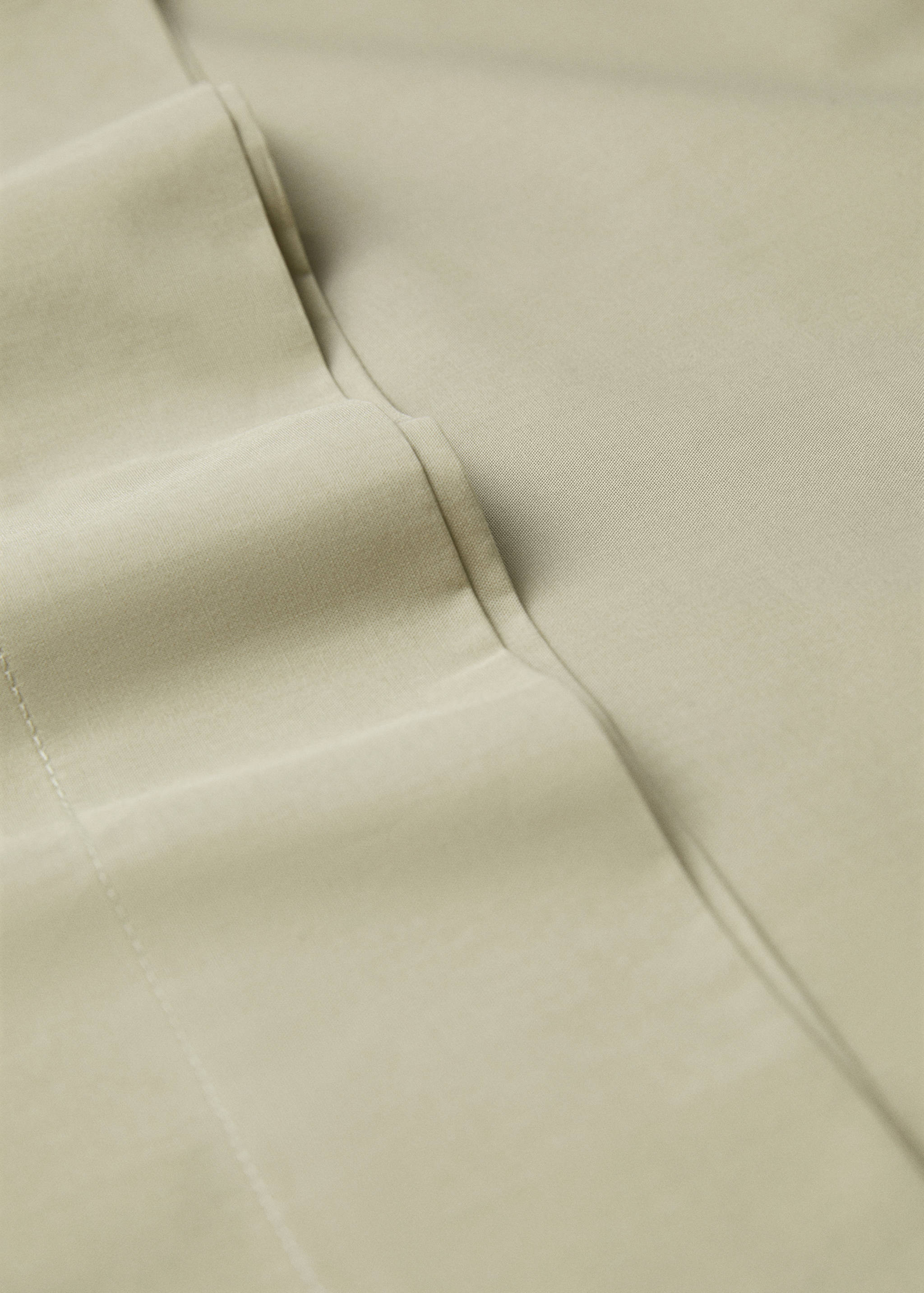 Plain cotton pillowcase 45x110cm - Details of the article 1