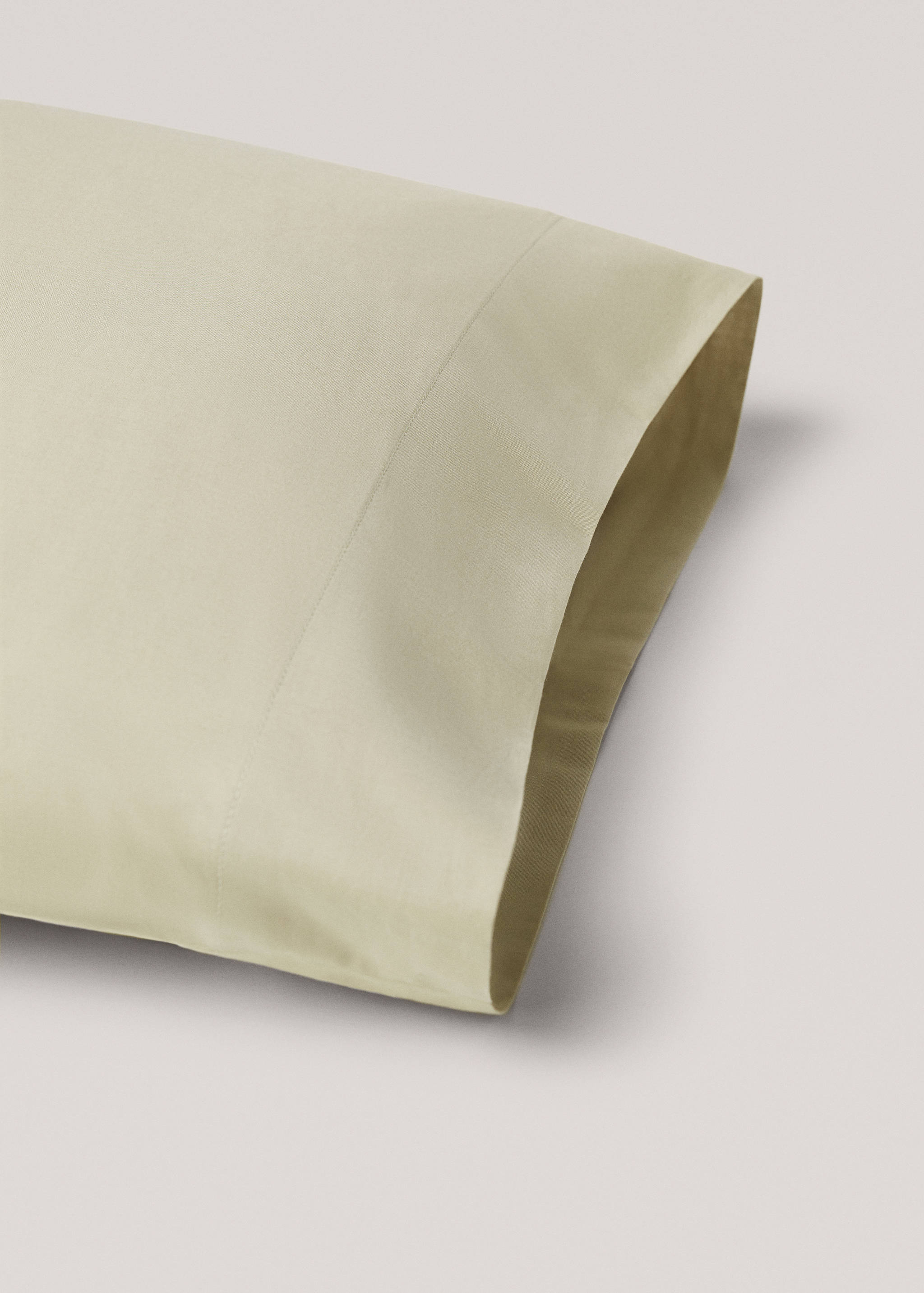 Plain cotton pillowcase 45x110cm - Details of the article 2