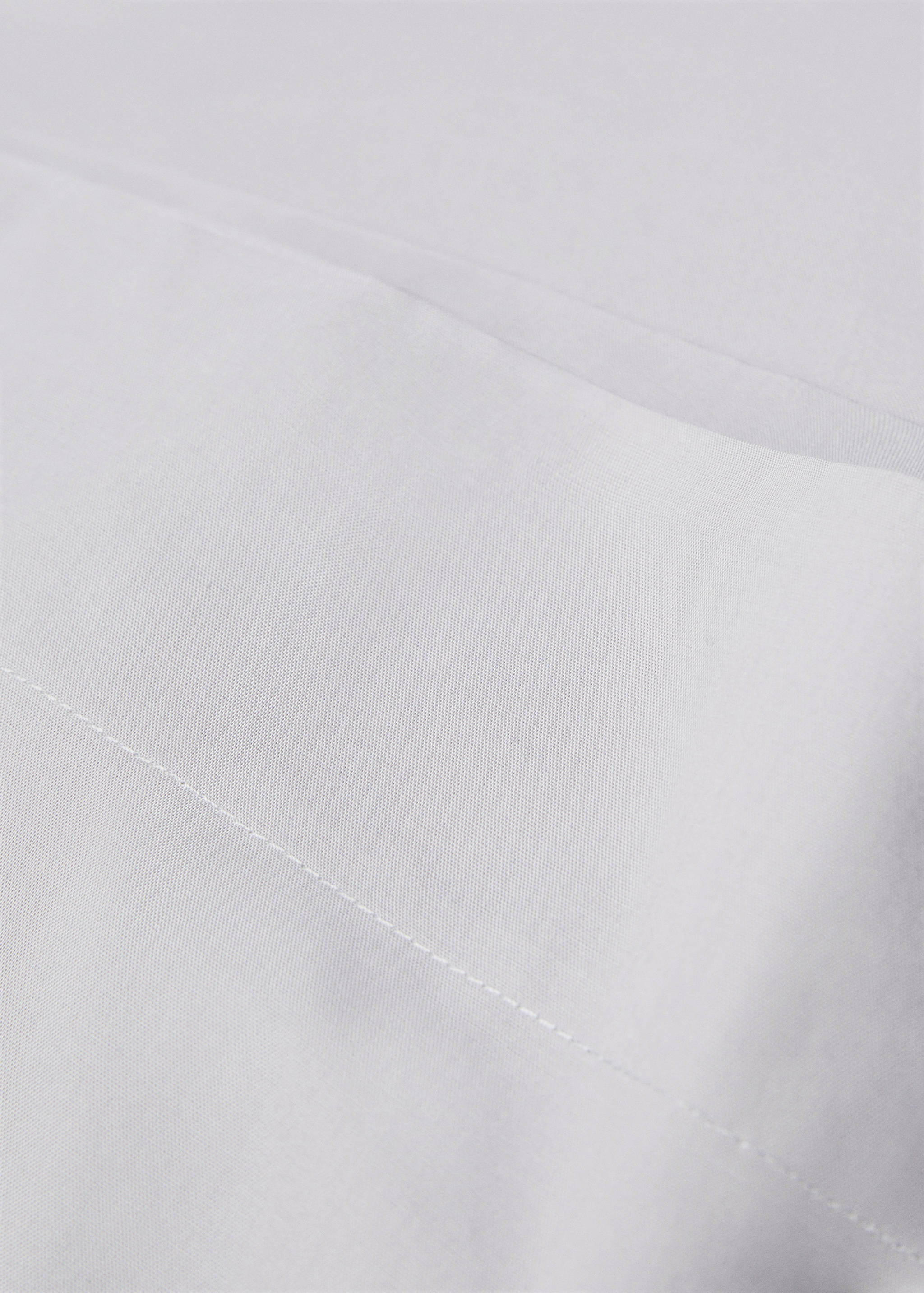 Plain cotton pillowcase 45x110cm - Details of the article 2