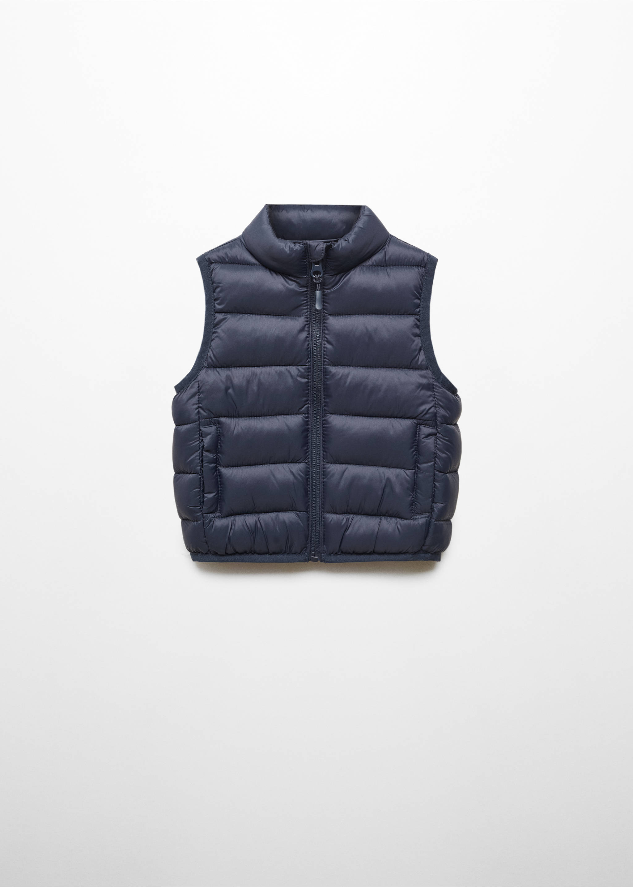 Quilted gilet - Article without model, Navy. Ref: 67022011-00.