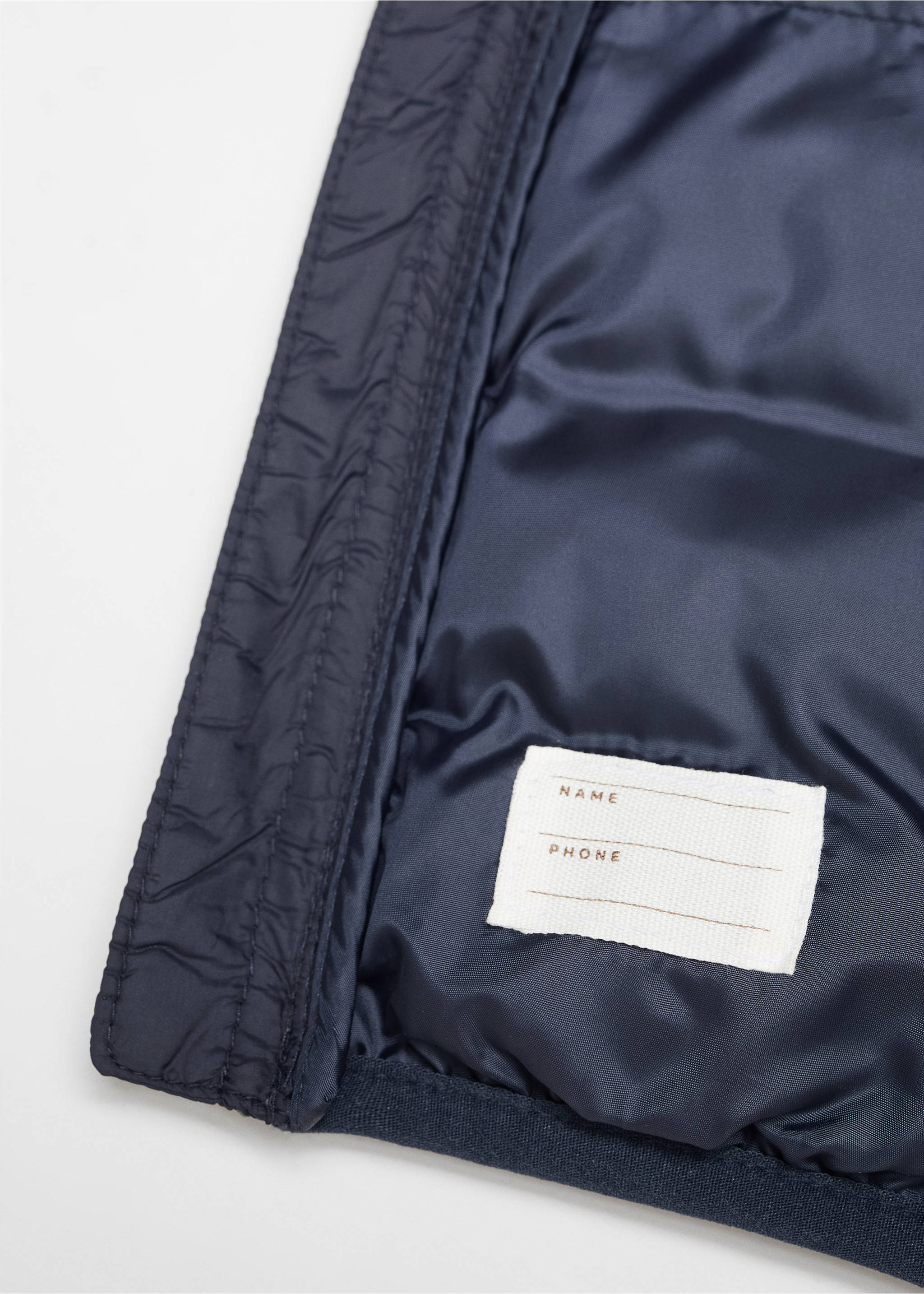 Quilted gilet - Details of the article 0, Navy. Ref: 67022011-00.