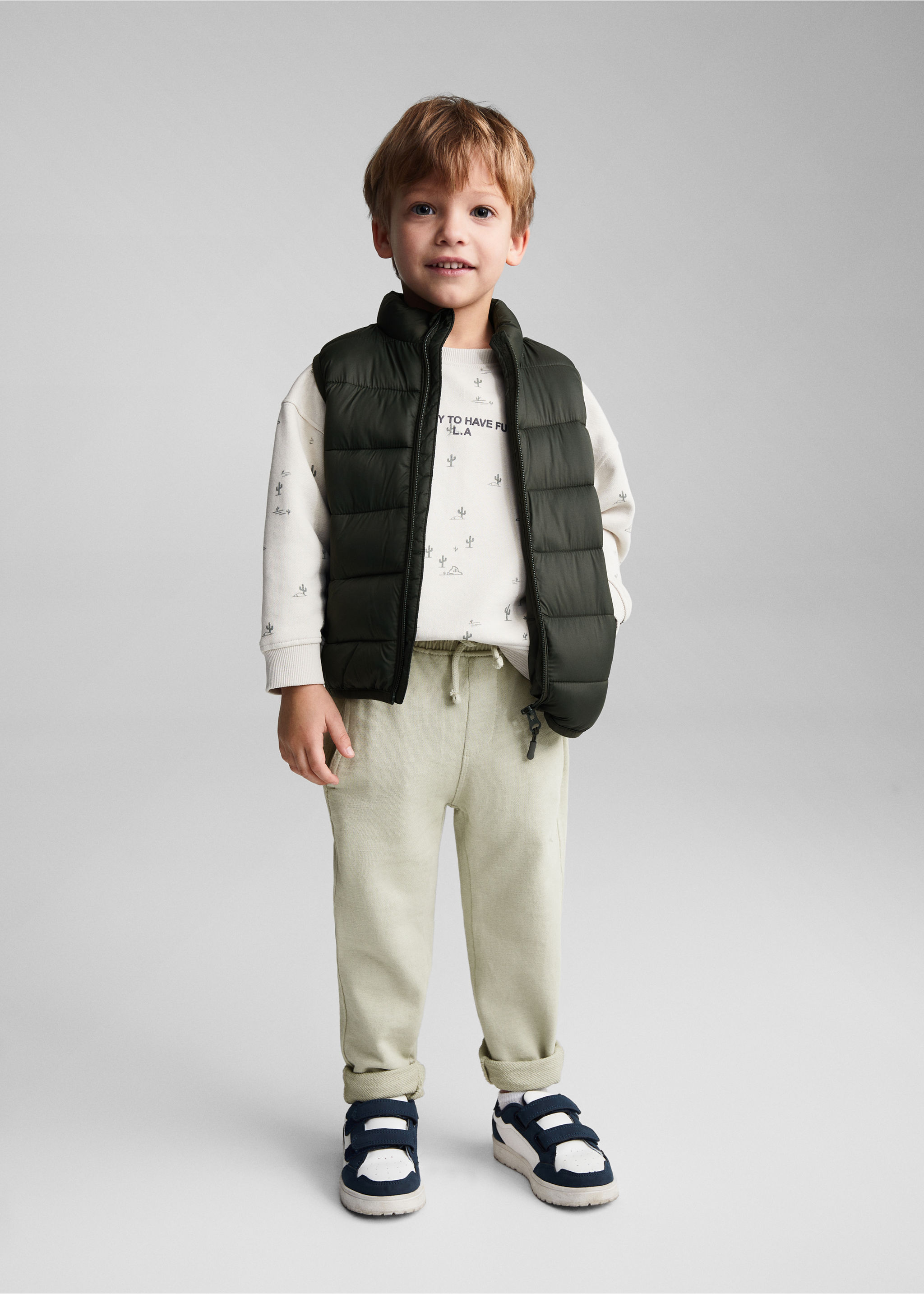 Quilted gilet - General plane