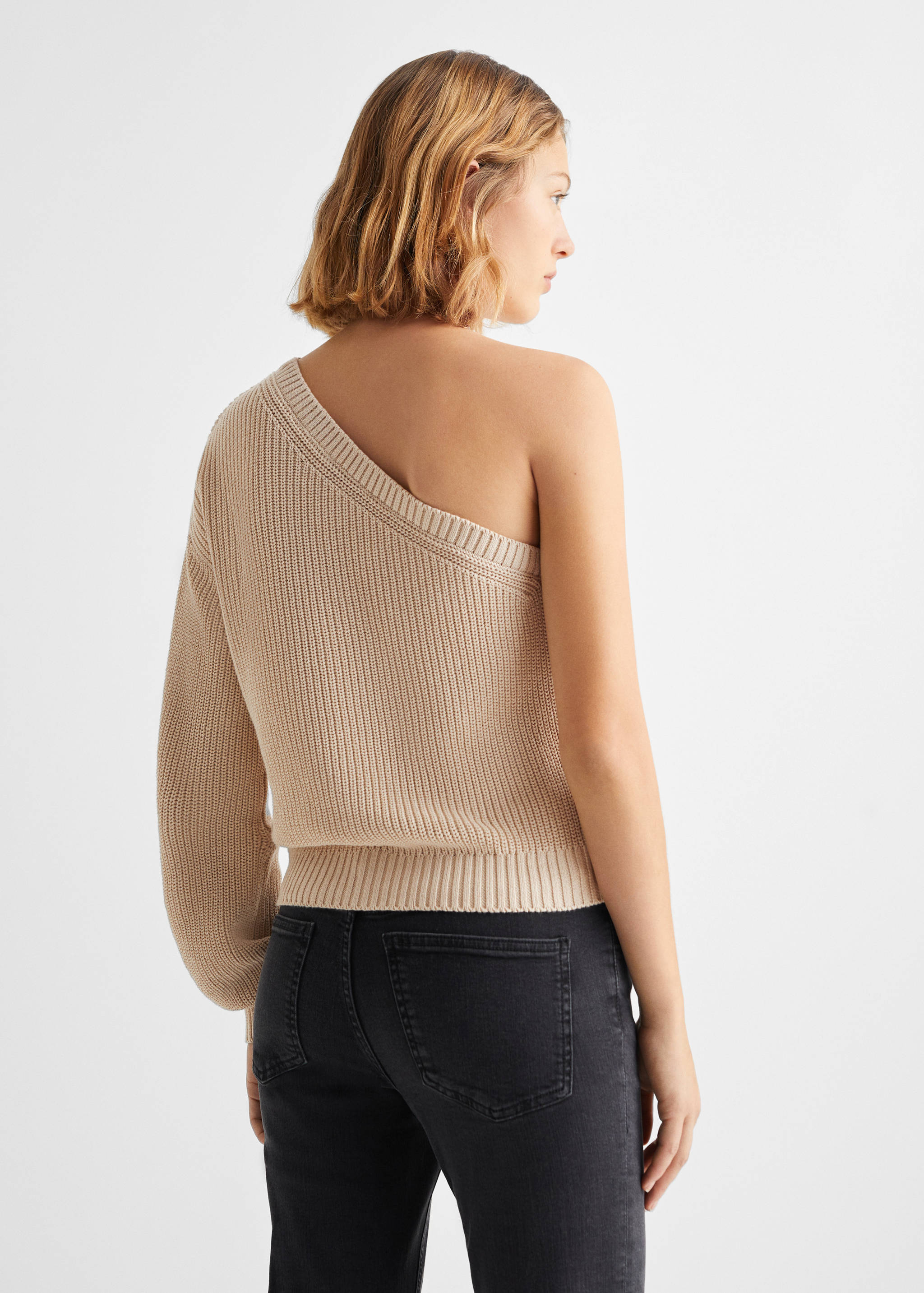 Pull-over maille asymétrique - Verso de l’article