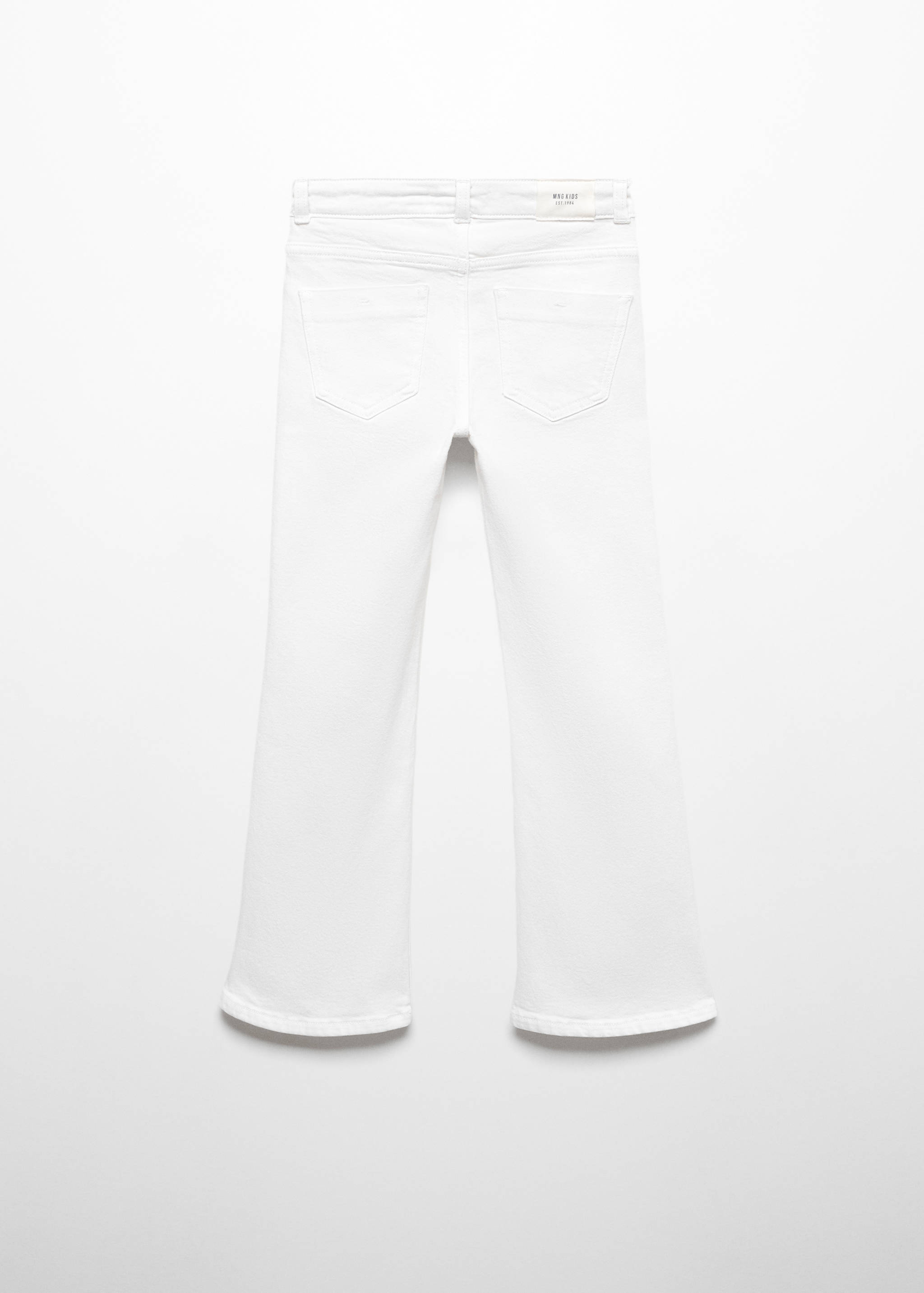 Jeans flare botones - Reverso del artículo