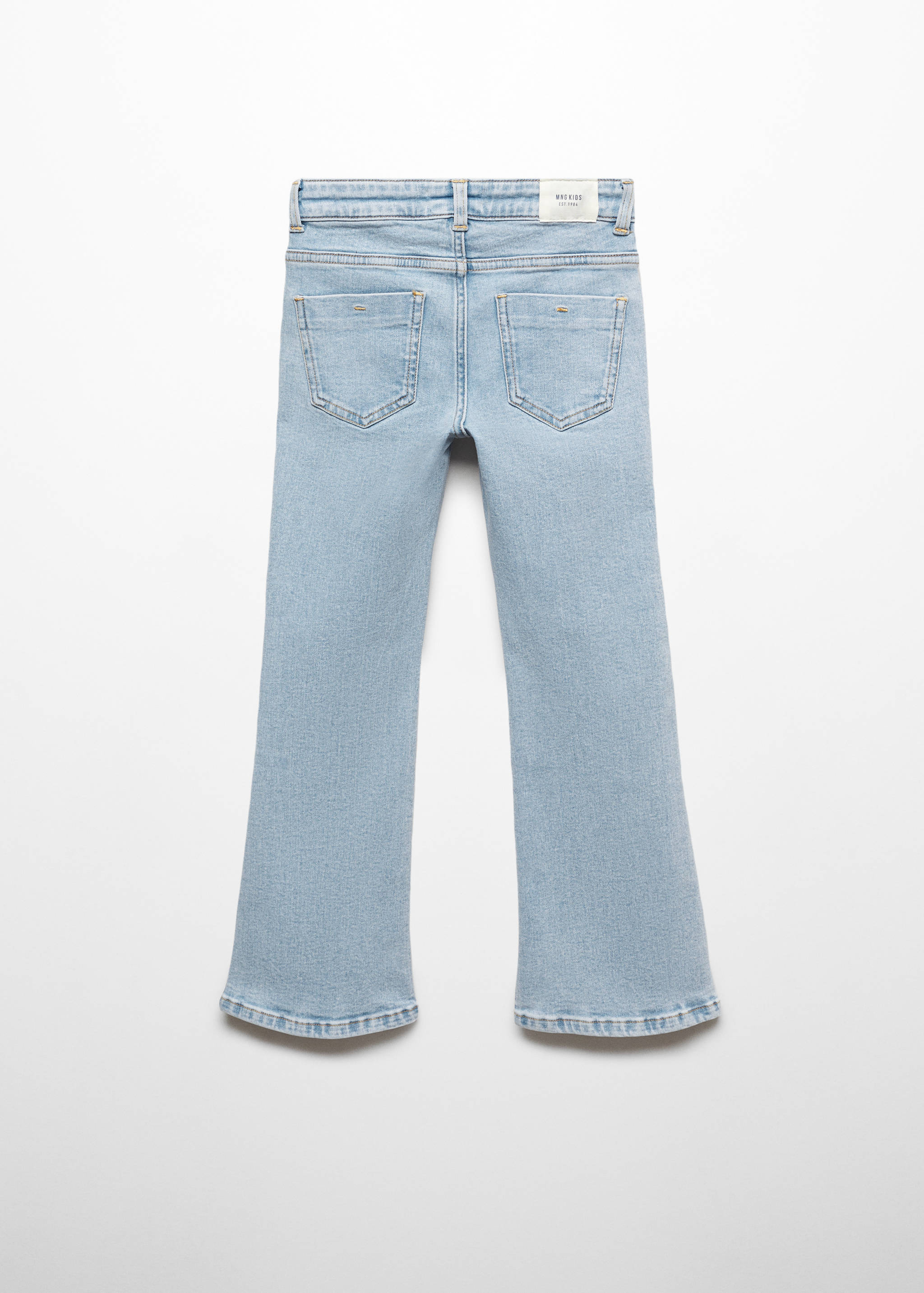 Jeans flare botones - Reverso del artículo