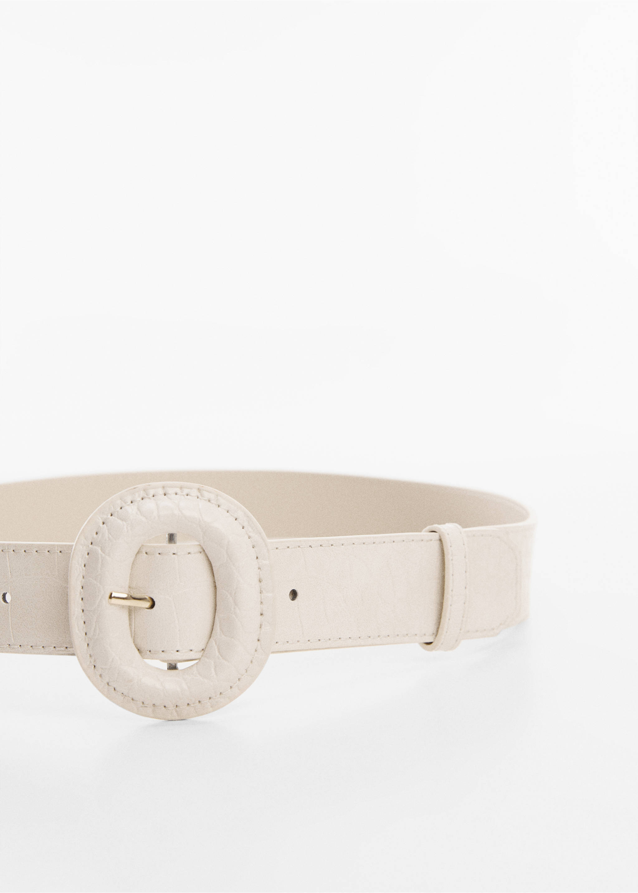 Ceinture effet imprimé animal - Détail de l'article 1, Écru. Ref: 67022540-00.