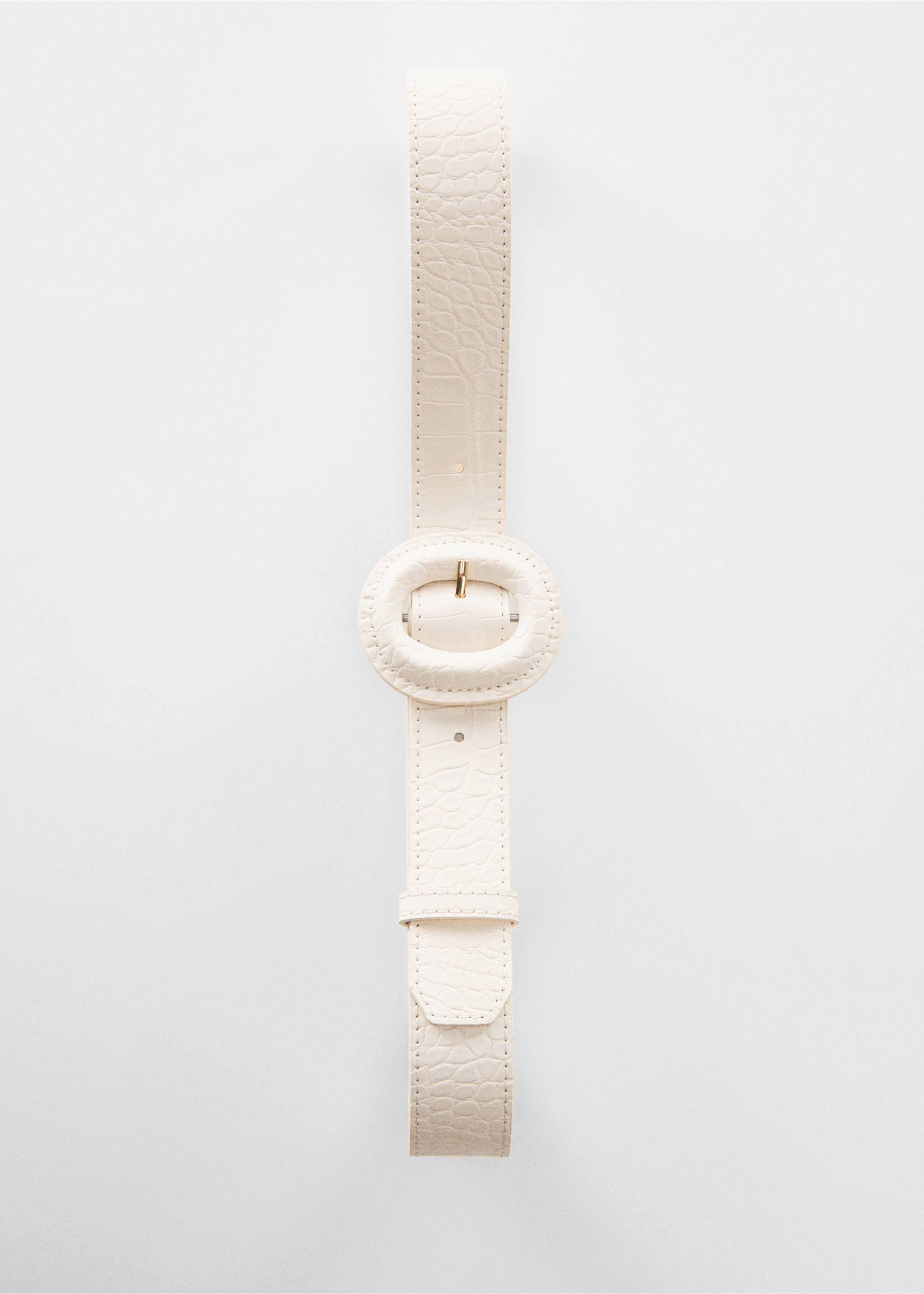 Ceinture effet imprimé animal - Détail de l'article 2, Écru. Ref: 67022540-00.