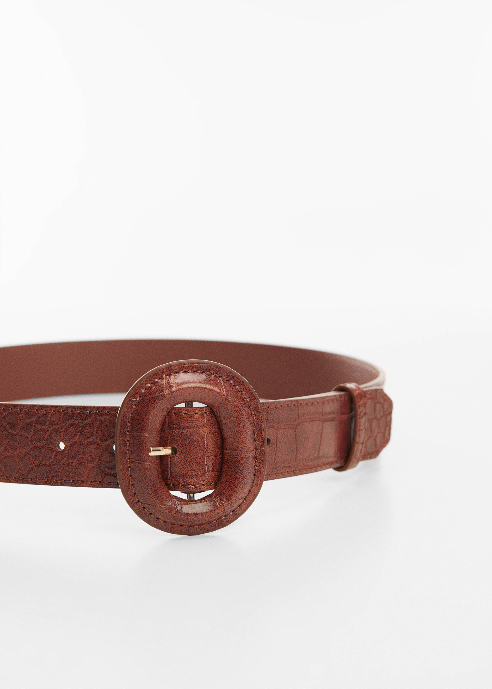 Ceinture effet imprimé animal - Détail de l'article 1, Marron. Ref: 67022540-00.