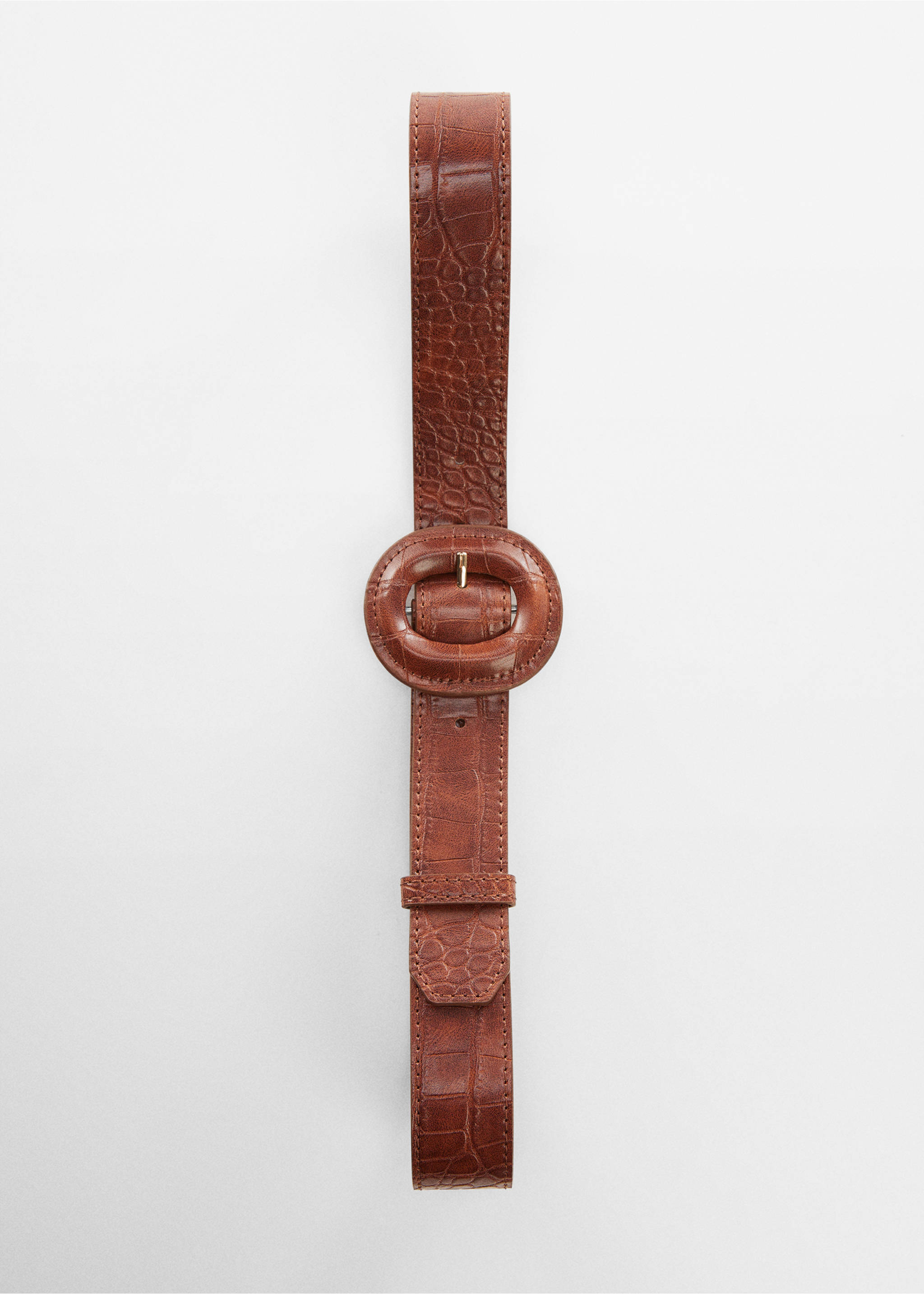 Ceinture effet imprimé animal - Détail de l'article 2, Marron. Ref: 67022540-00.